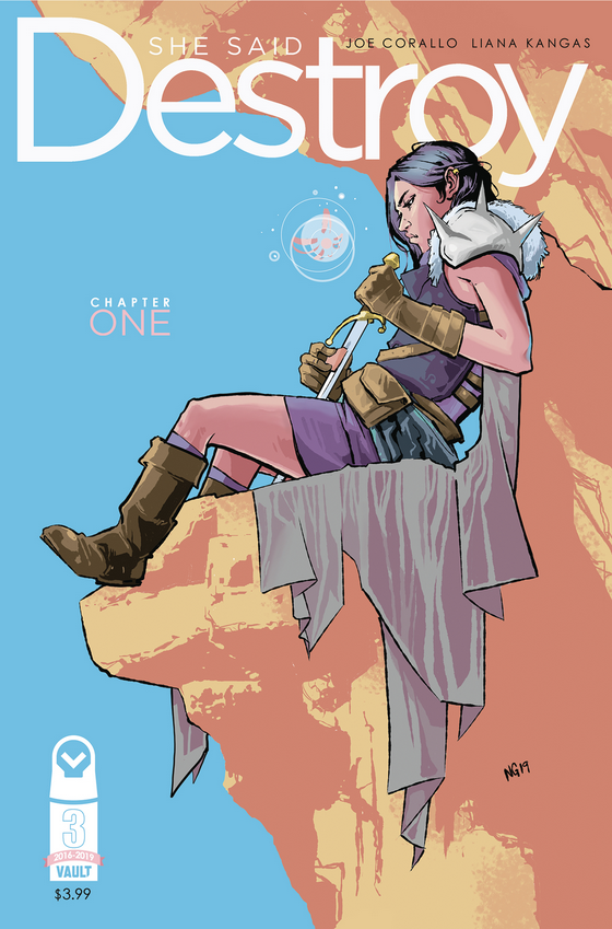 SHE SAID DESTROY #1 VARIANT - Slab City Comics