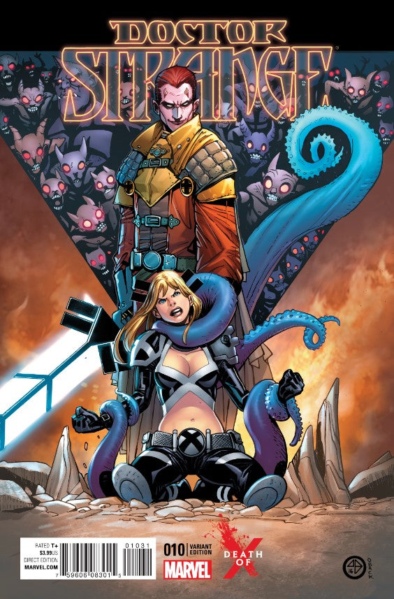 DOCTOR STRANGE #10 BROCCARDO DEATH OF X VARIANT - Slab City Comics