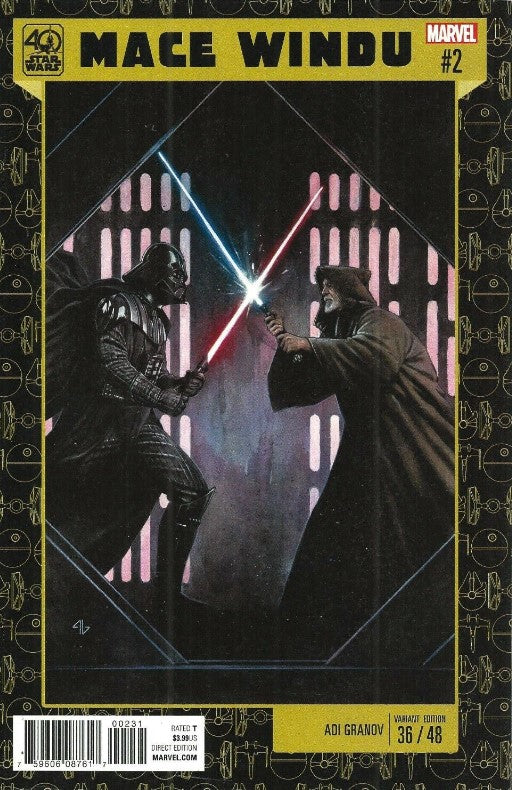 STAR WARS JEDI REPUBLIC MACE WINDU #2 40TH ANNIVERSARY VARIANT - Slab City Comics