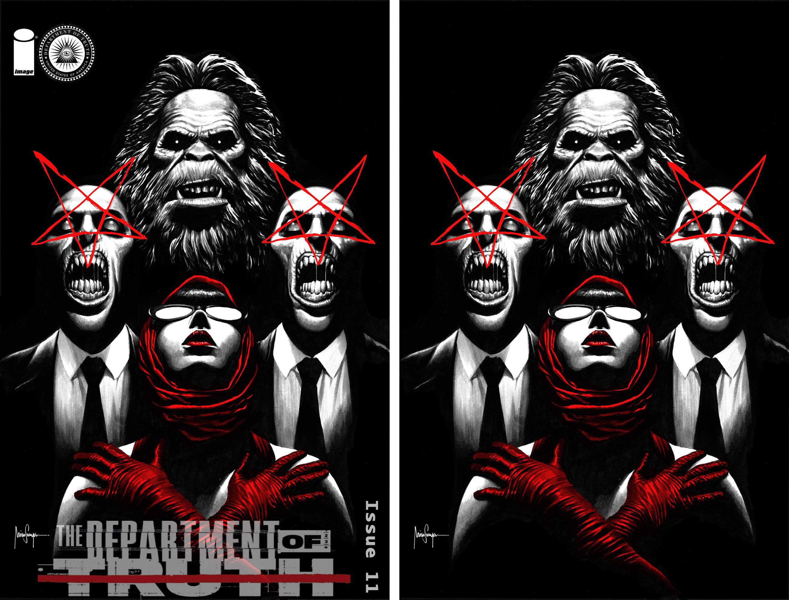DEPARTMENT OF TRUTH #11 MICO SUAYAN VARIANTS - Slab City Comics