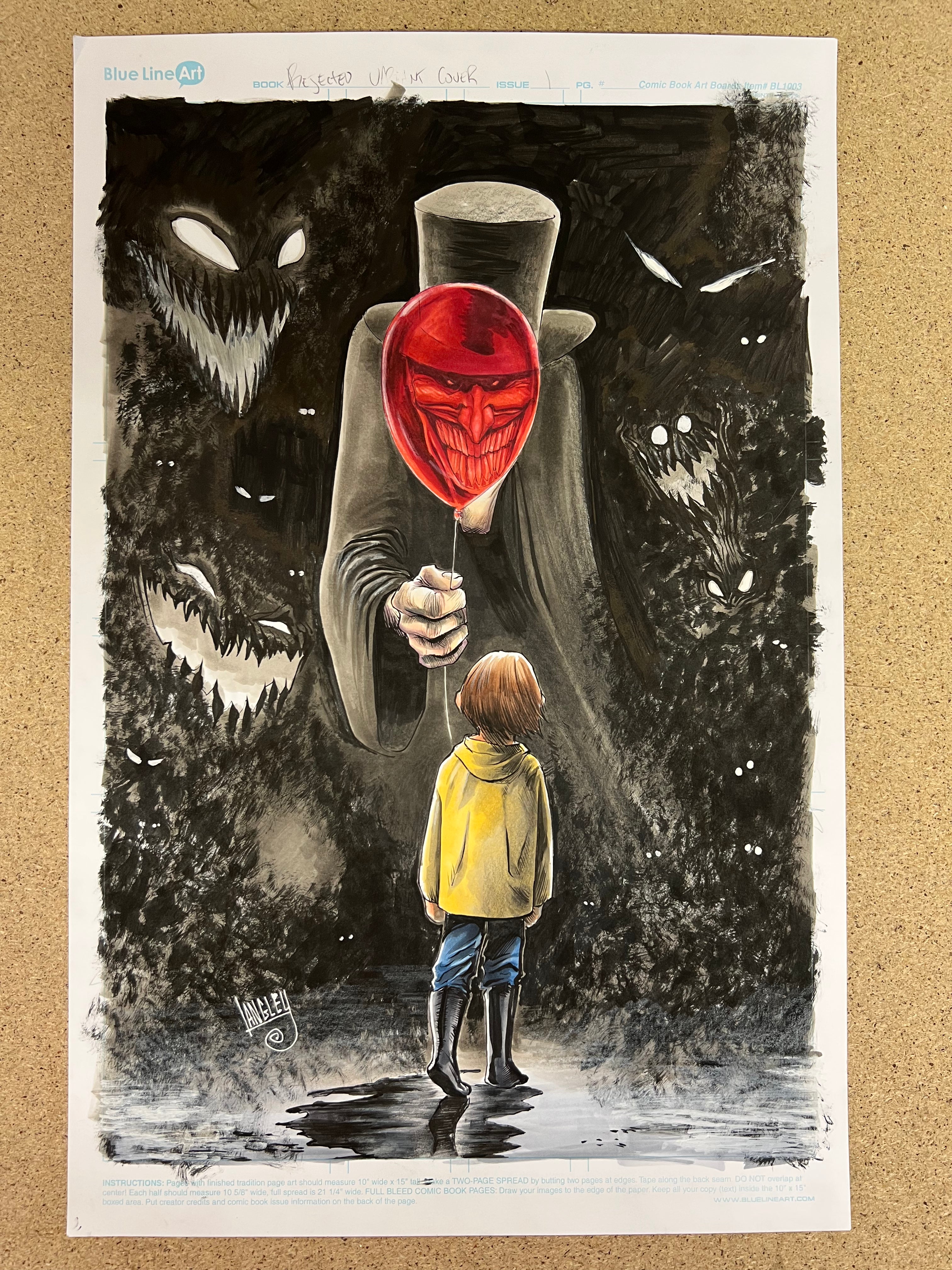 The Rejected Unwilling Shawn Langley Original Published Artwork - Slab City Comics