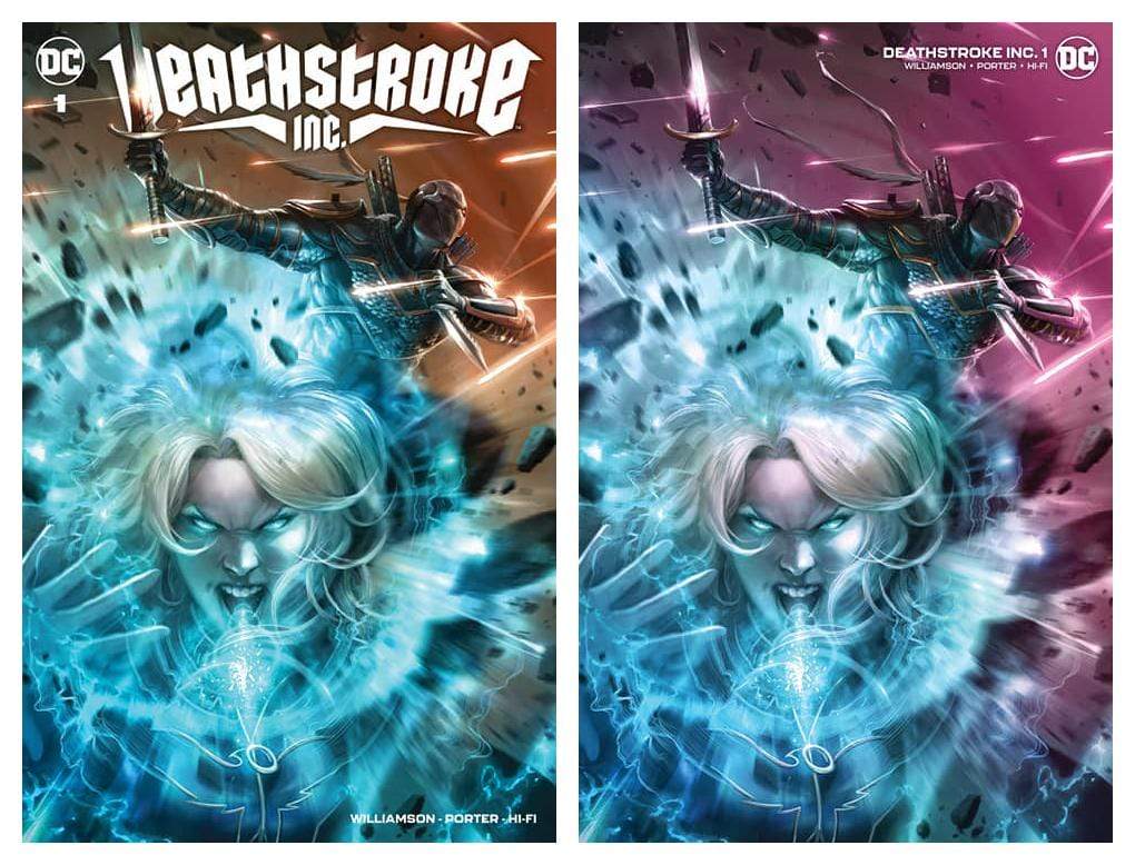 Deathstroke #1 Mattina Variants - Slab City Comics