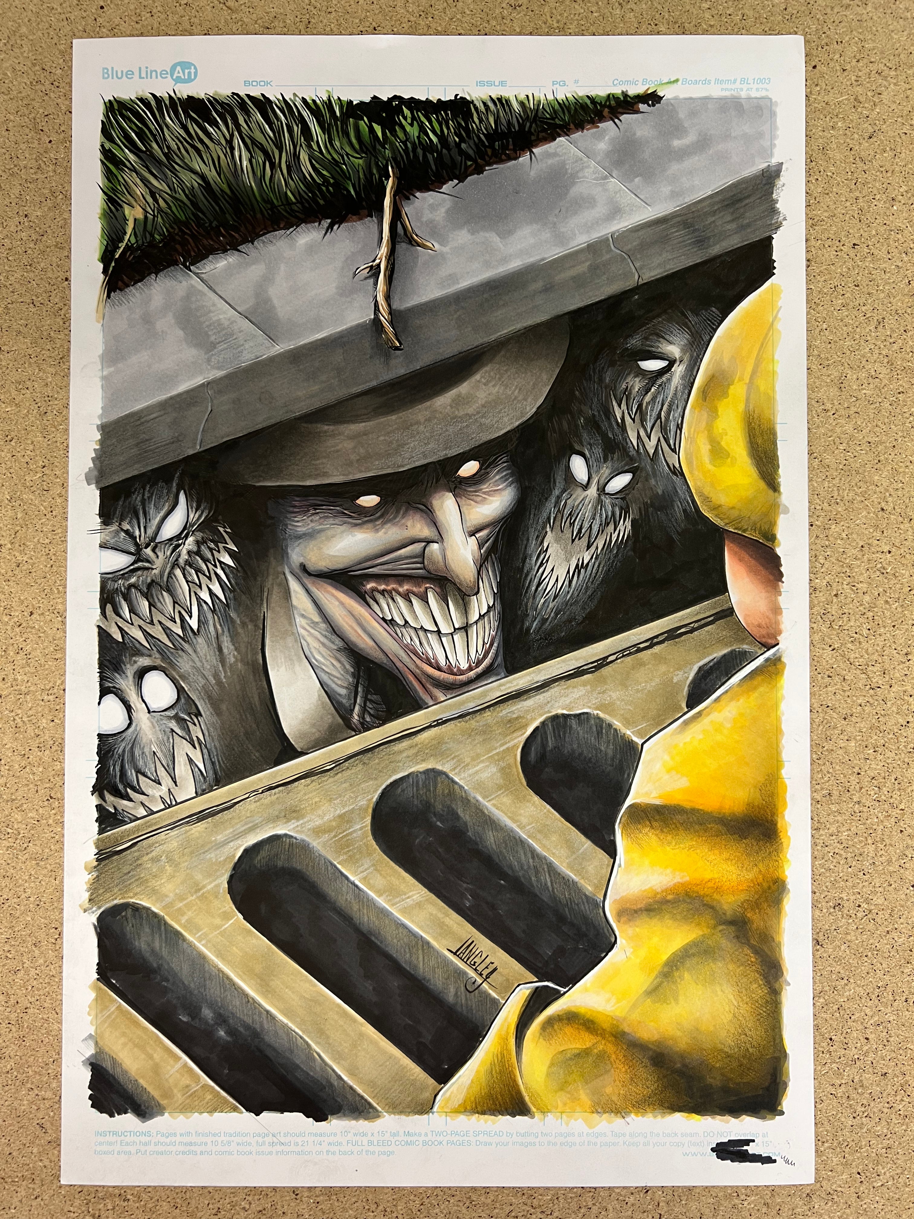 The Rejected Shawn Langley Original Published Artwork - Slab City Comics