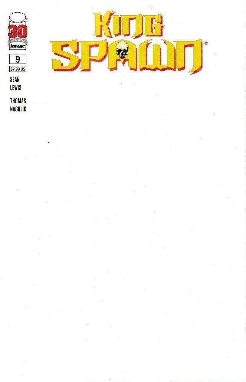 KING SPAWN #9 CVR B BLANK SKETCH - Slab City Comics