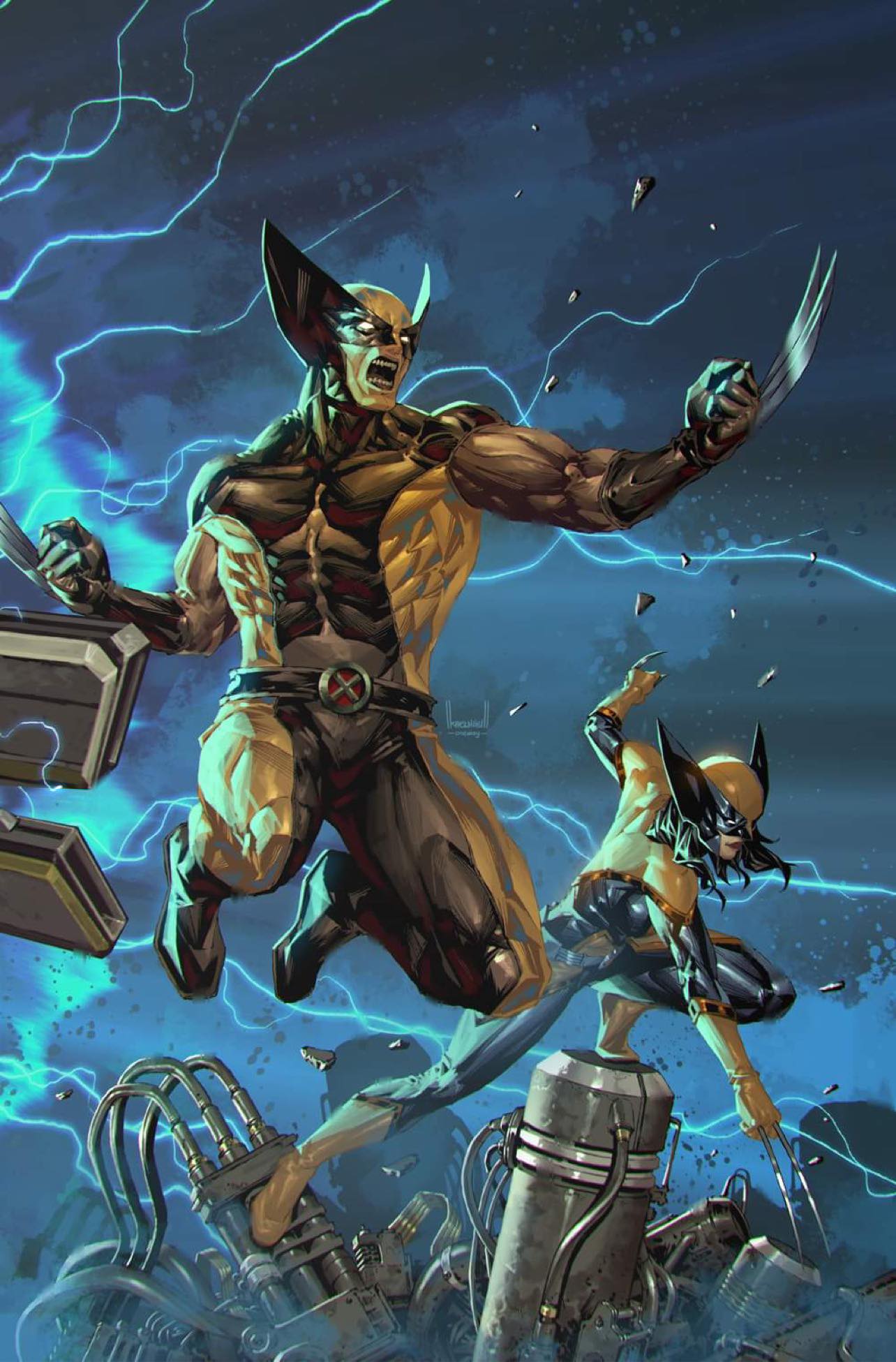 WOLVERINE #13 KAEL NGU CONNECTING EXCLUSIVE VIRGIN VARIANT - Slab City Comics