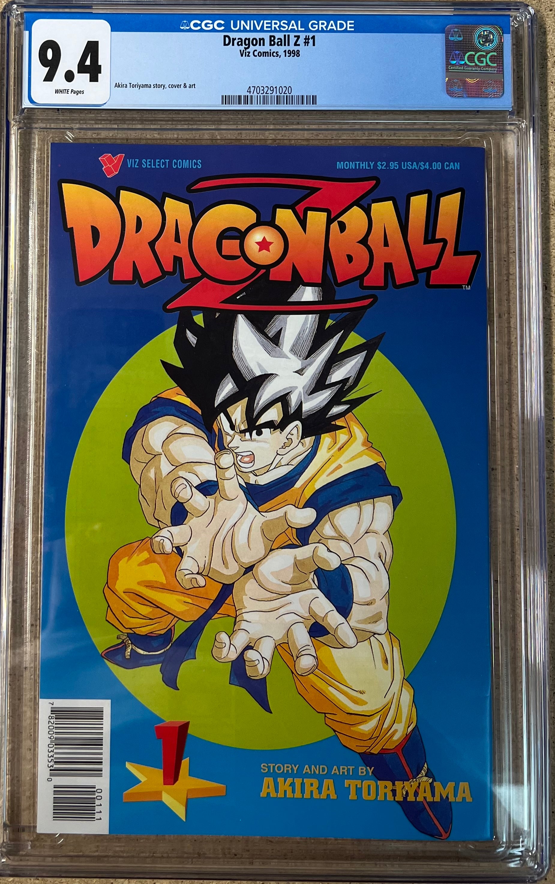Dragon Ball Z #1 CGC 9.4