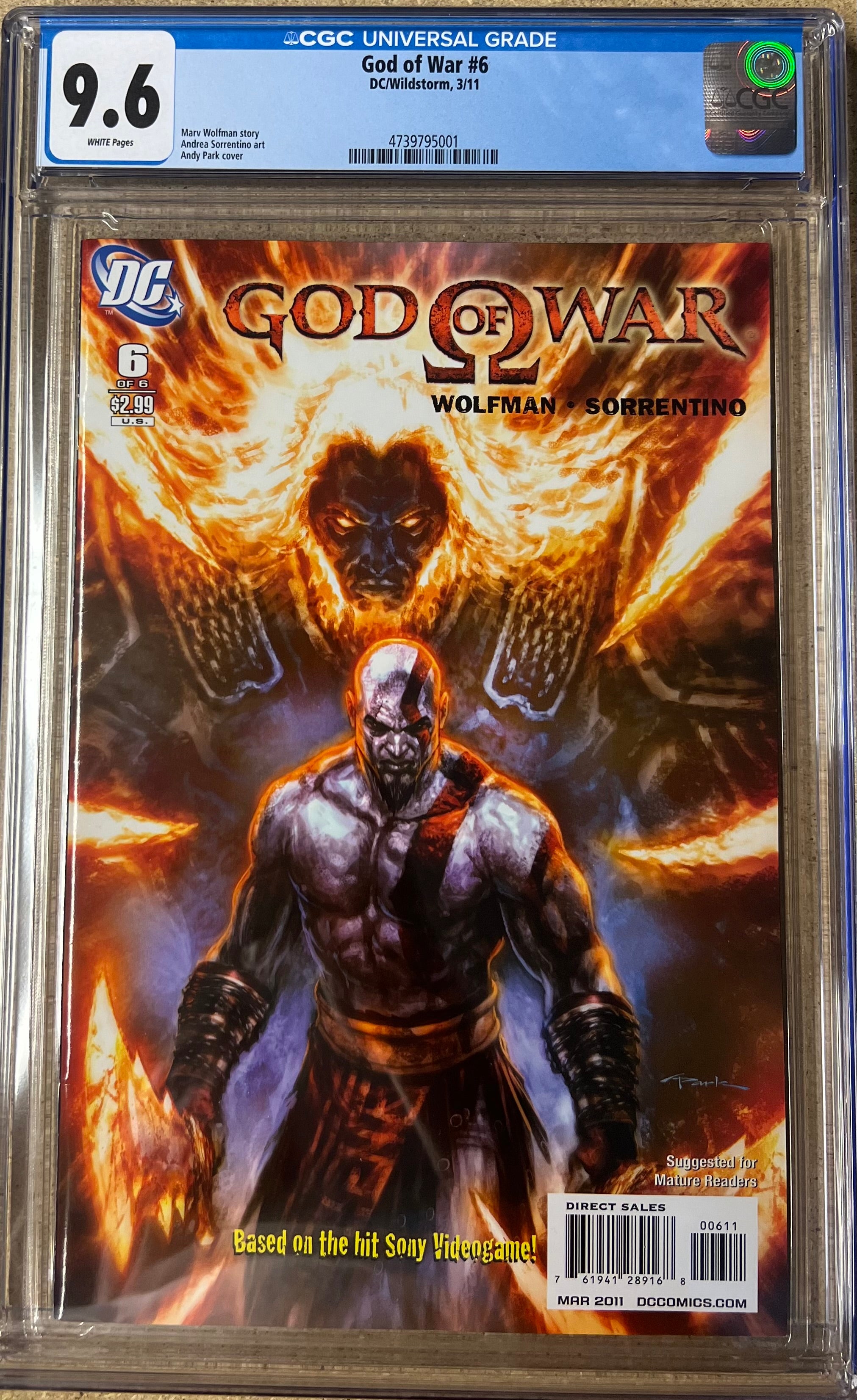God Of War #6 CGC 9.6