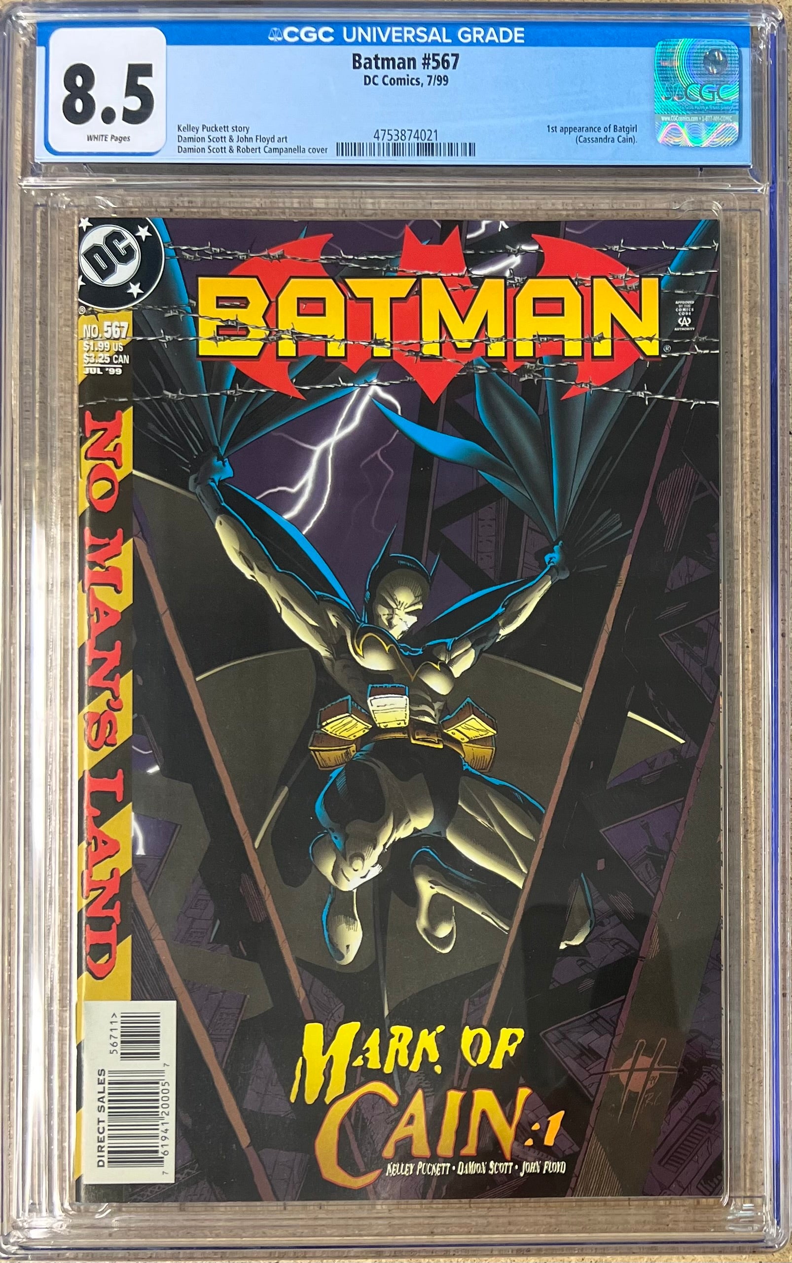 Batman #567 CGC 8.5