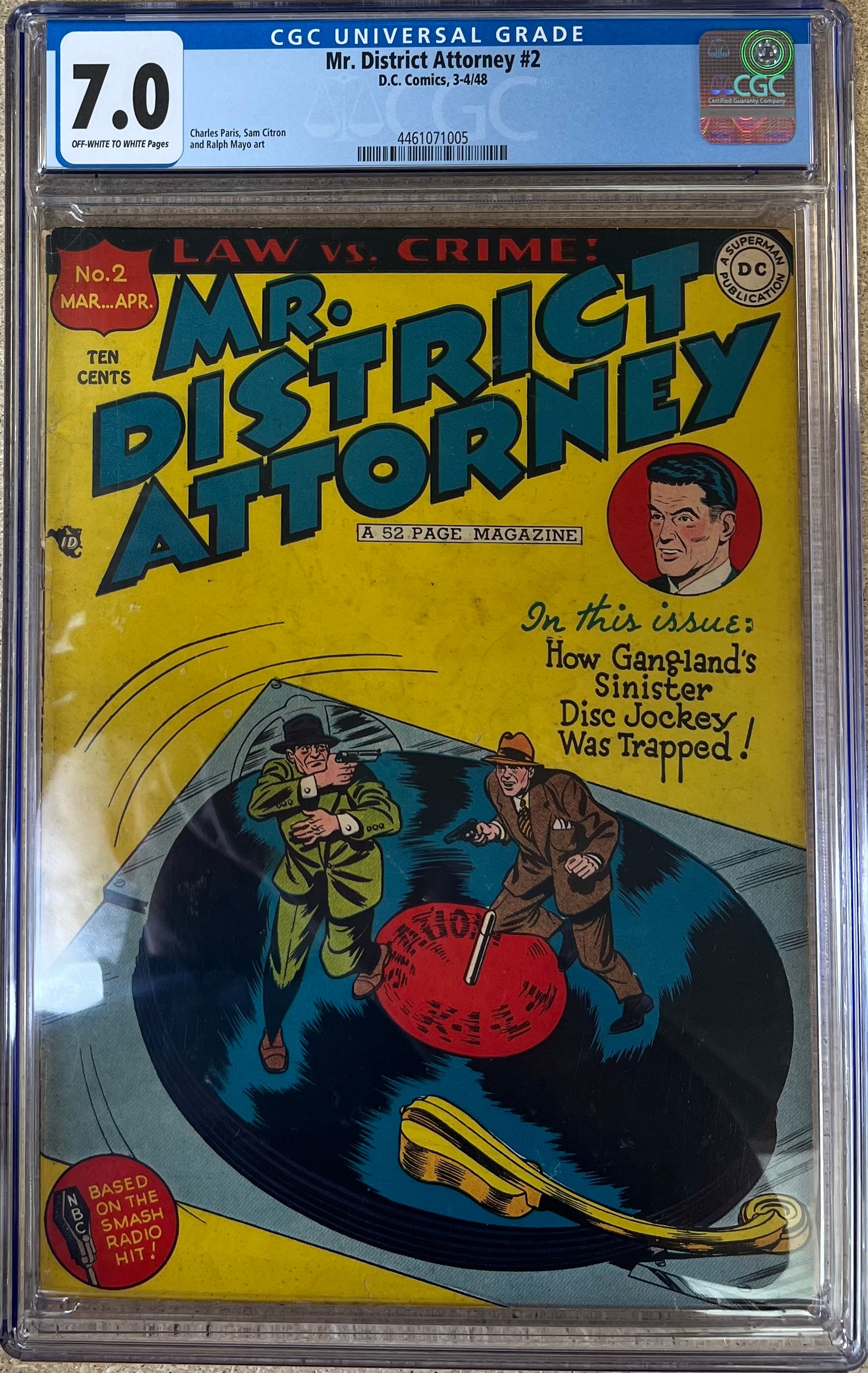 Mr. District Attorney #2 CGC 7.0