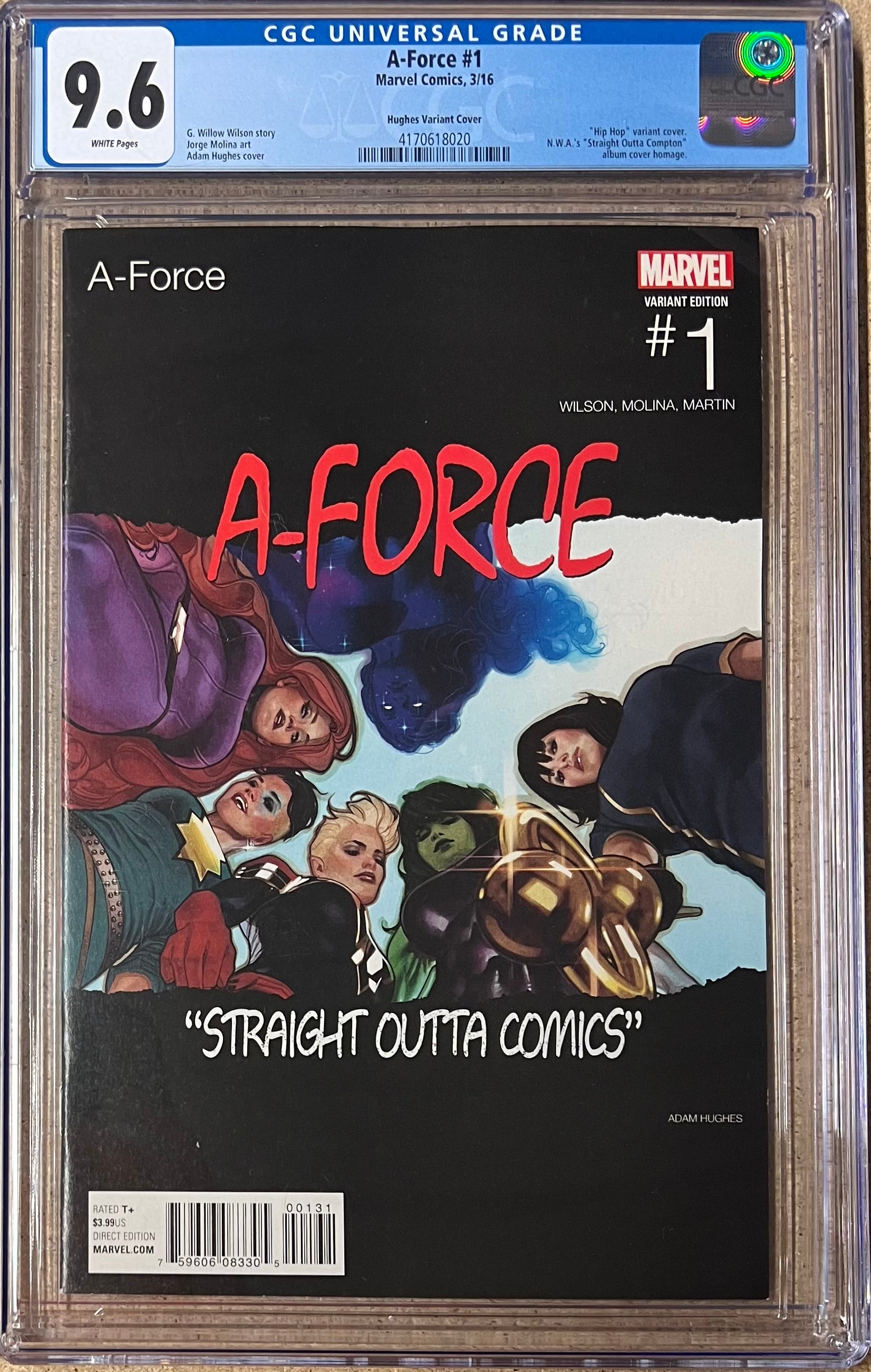 A-Force #1 Hip Hop Variant CGC 9.6