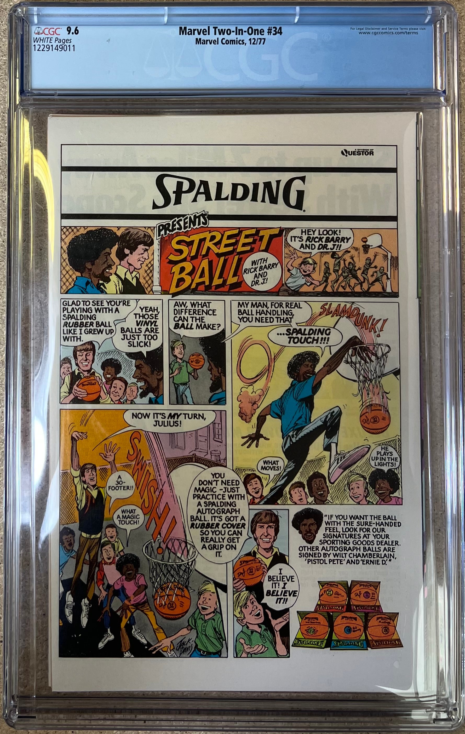 Marvel Two-In-One #34 CGC 9.6