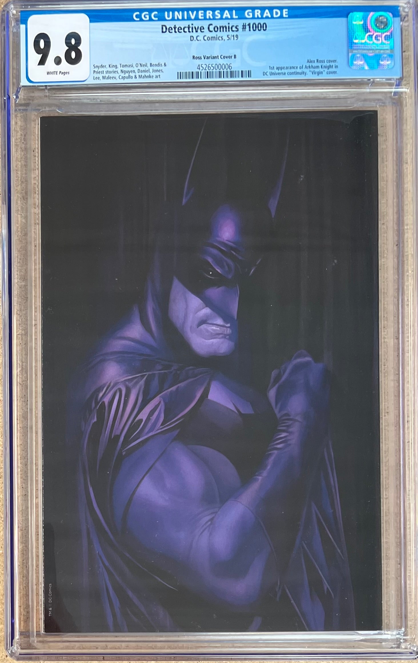 Detective Comics #1000 Ross Virgin Variant CGC 9.8