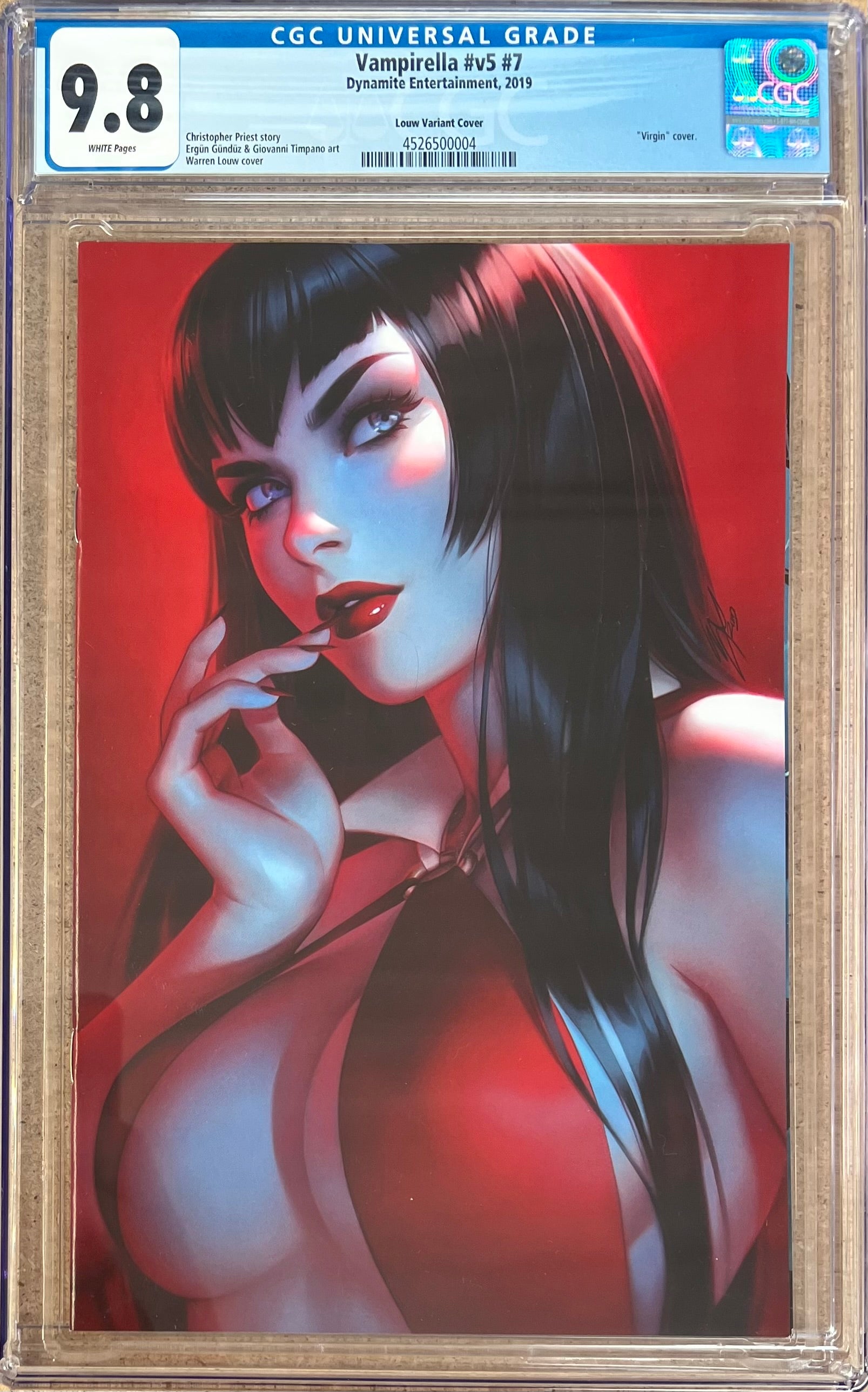Vampirella #7 Louw Virgin Variant CGC 9.8