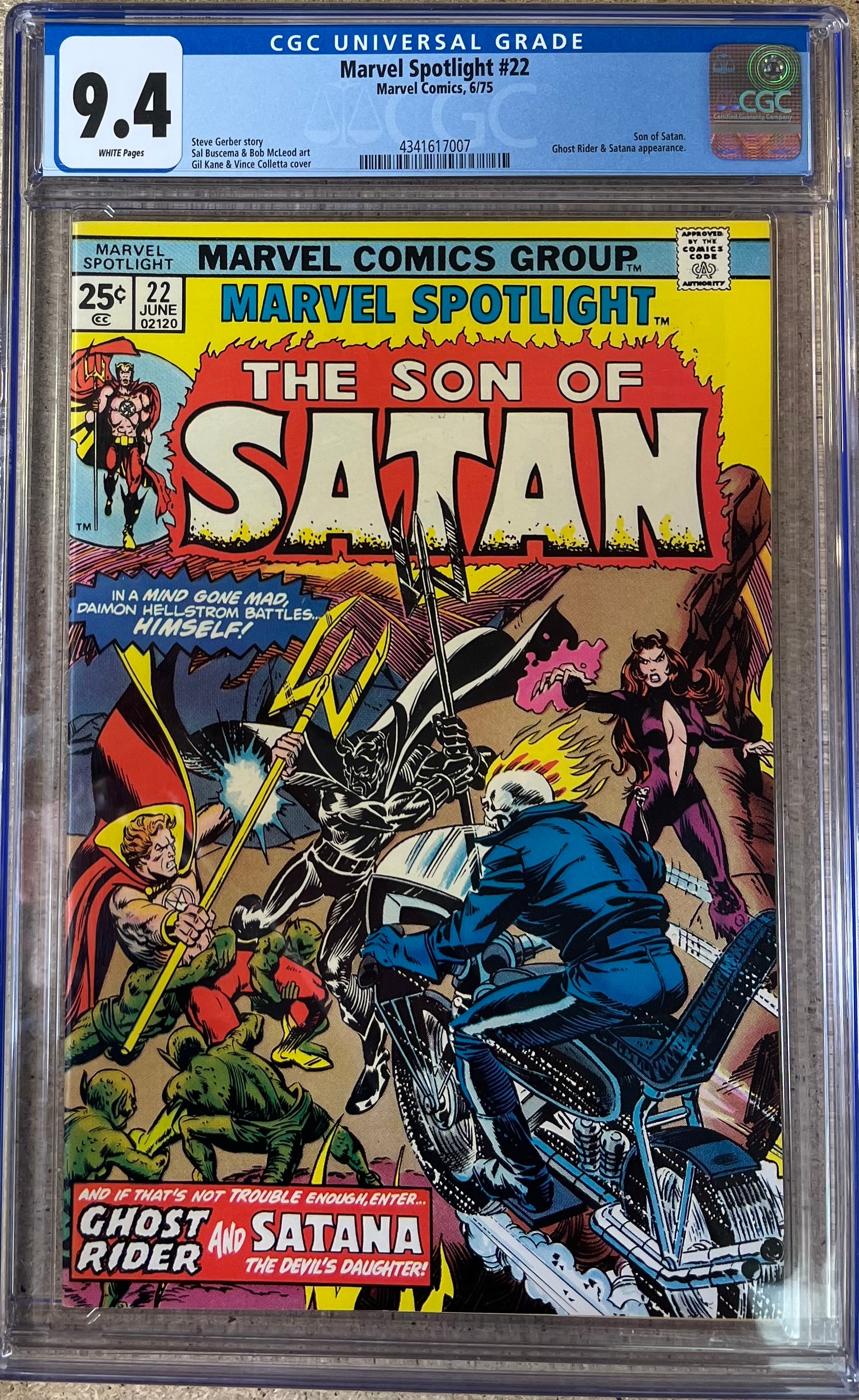 Marvel Spotlight #22 CGC 9.4