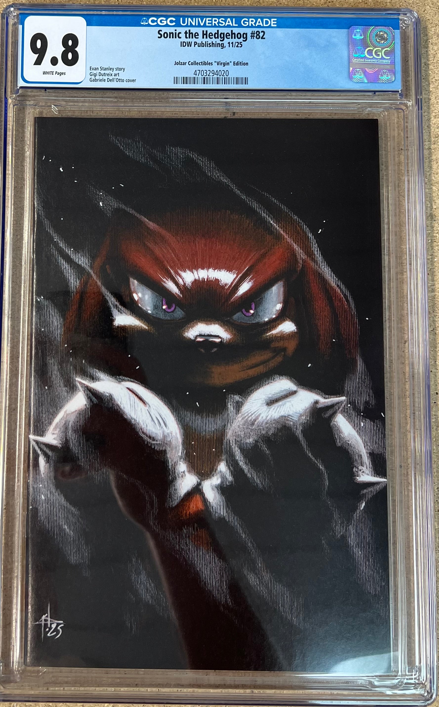 Sonic The Hedgehog #82 Dell Otto Virgin CGC 9.8