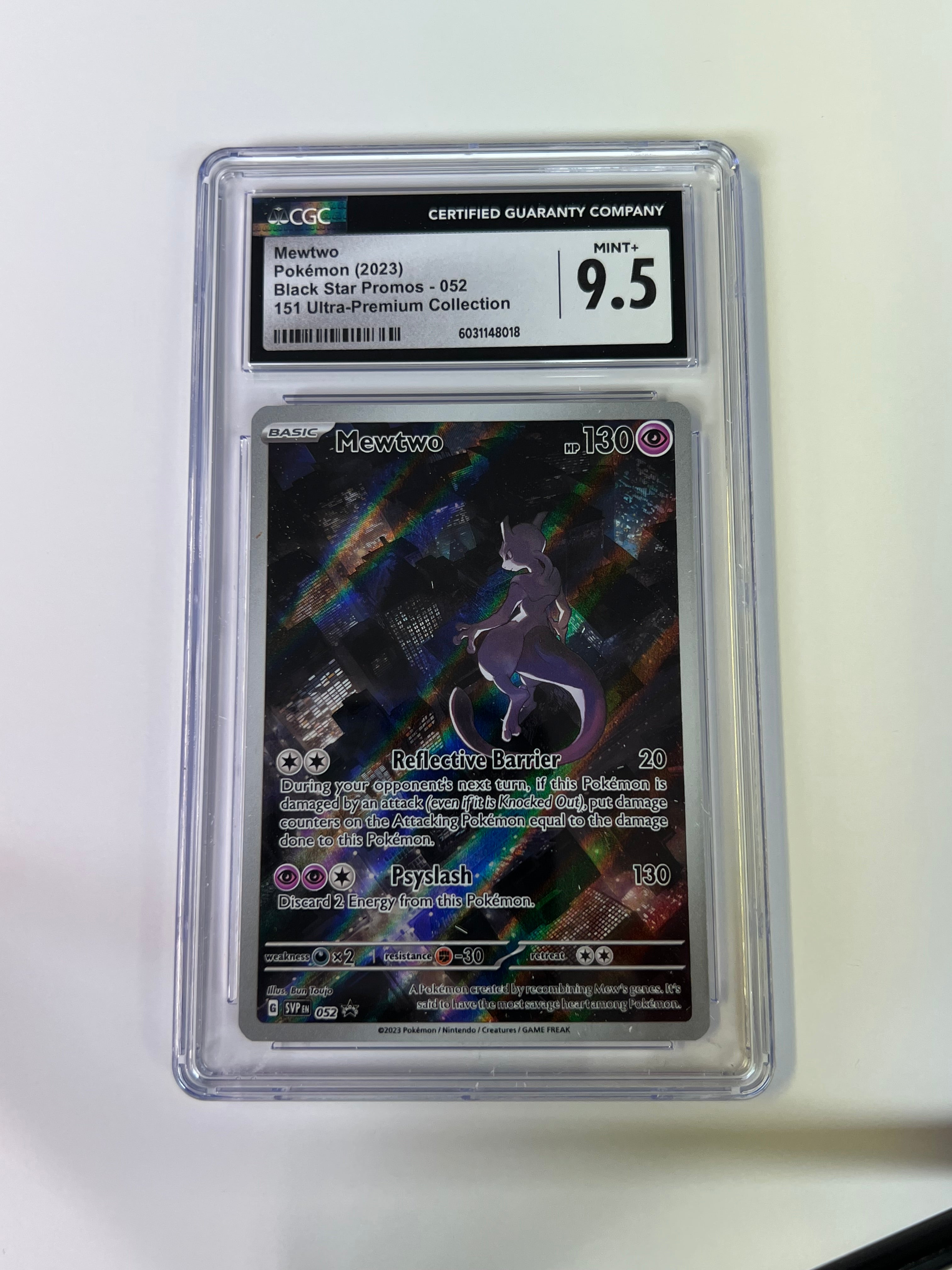 Mewtwo Black Star Promos 052 CGC 9.5