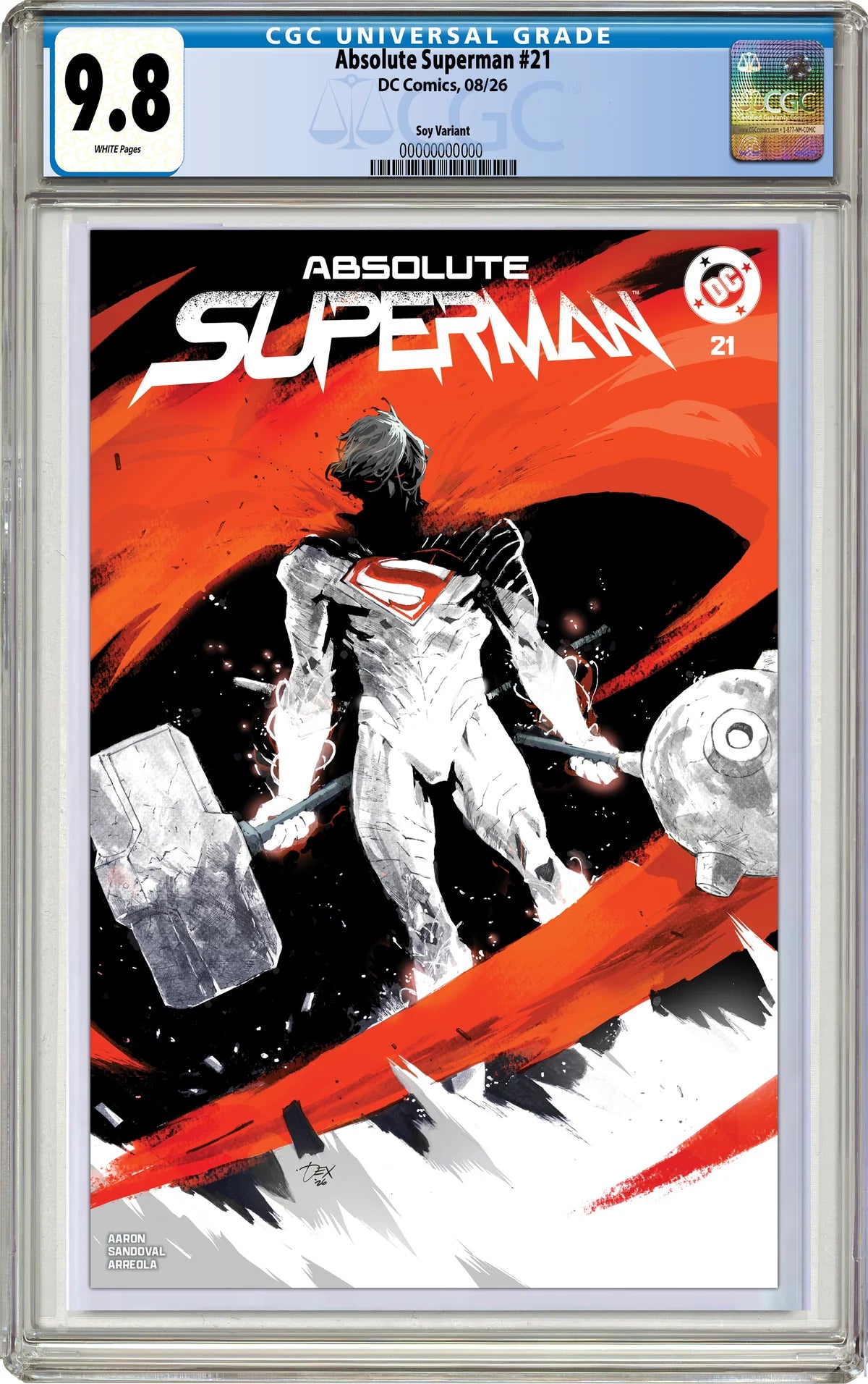 ABSOLUTE SUPERMAN #21 DEXTER SOY SDCC EXCLUSIVE VARIANT COVERS