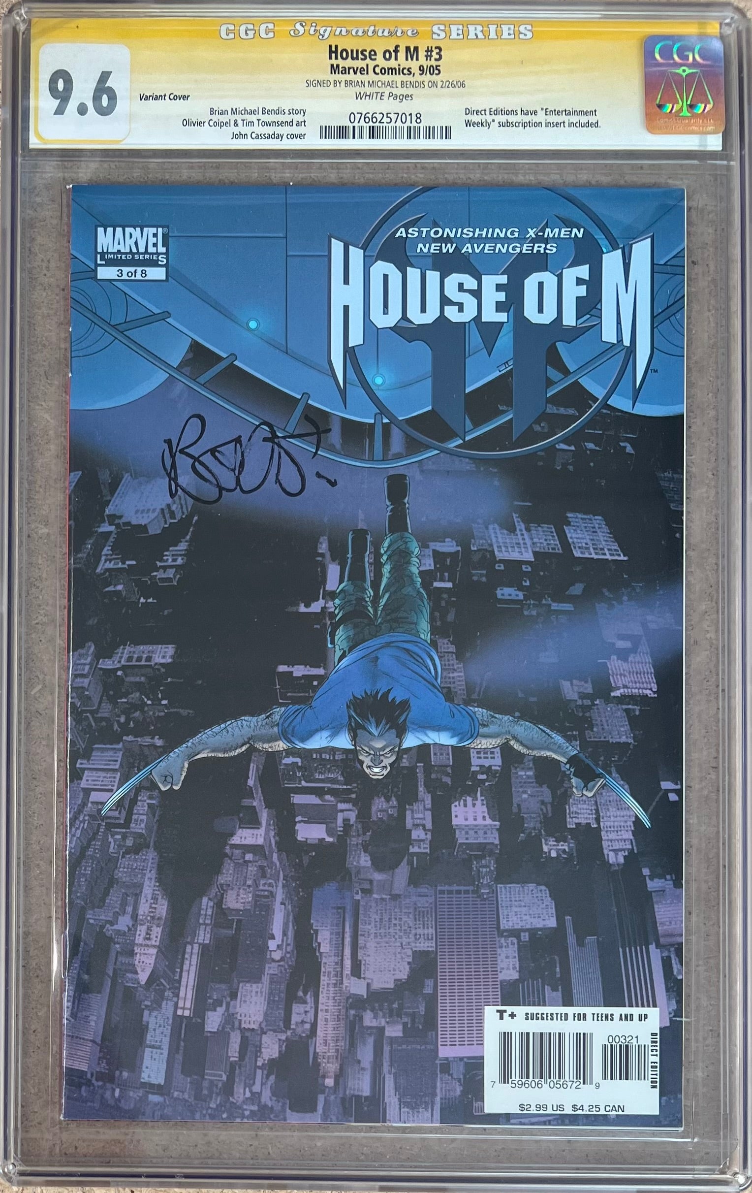 House Of M #3 SS CGC 9.6