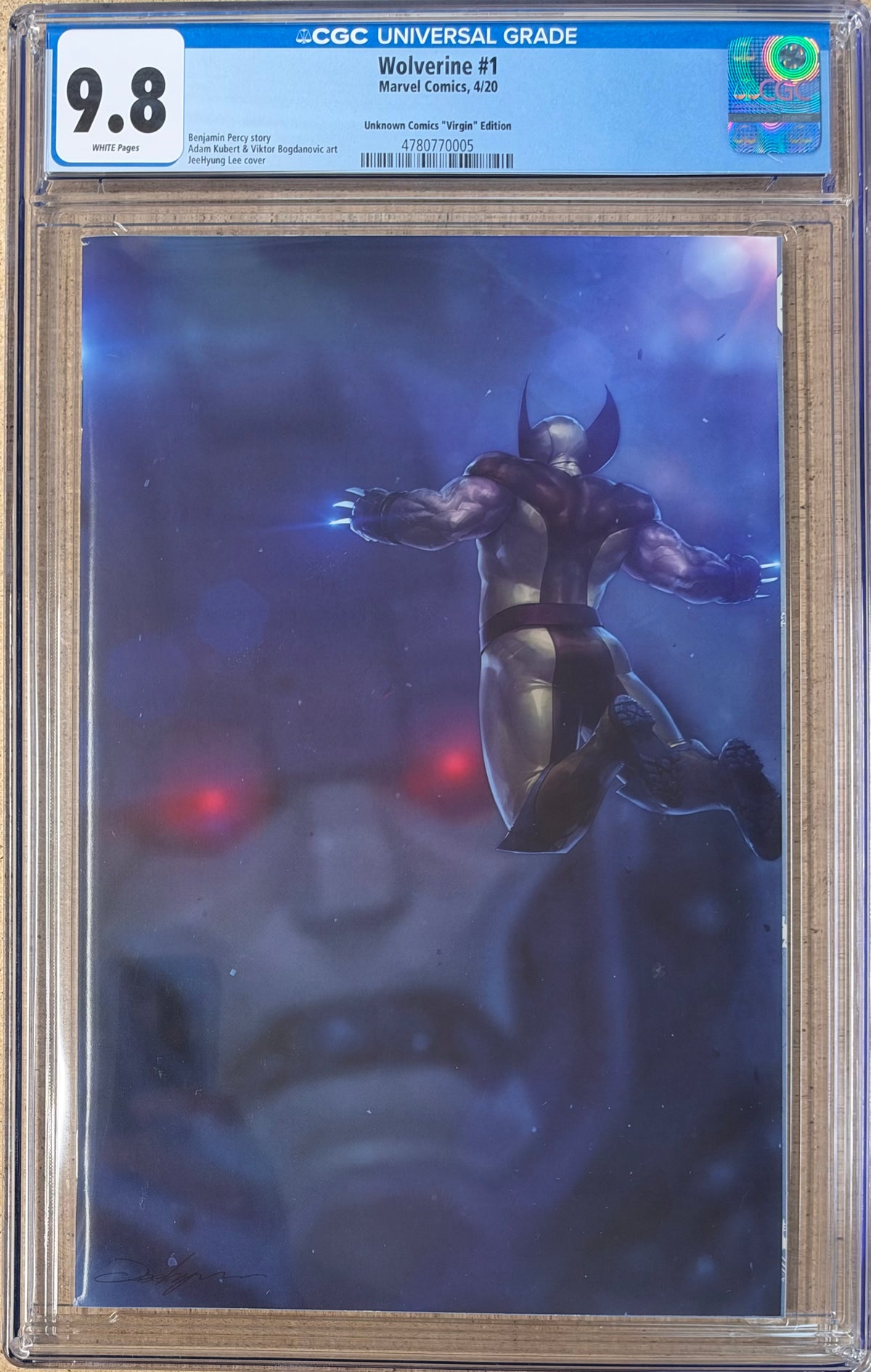 Wolverine #1 JeeHyung Lee Virgin Variant CGC 9.8