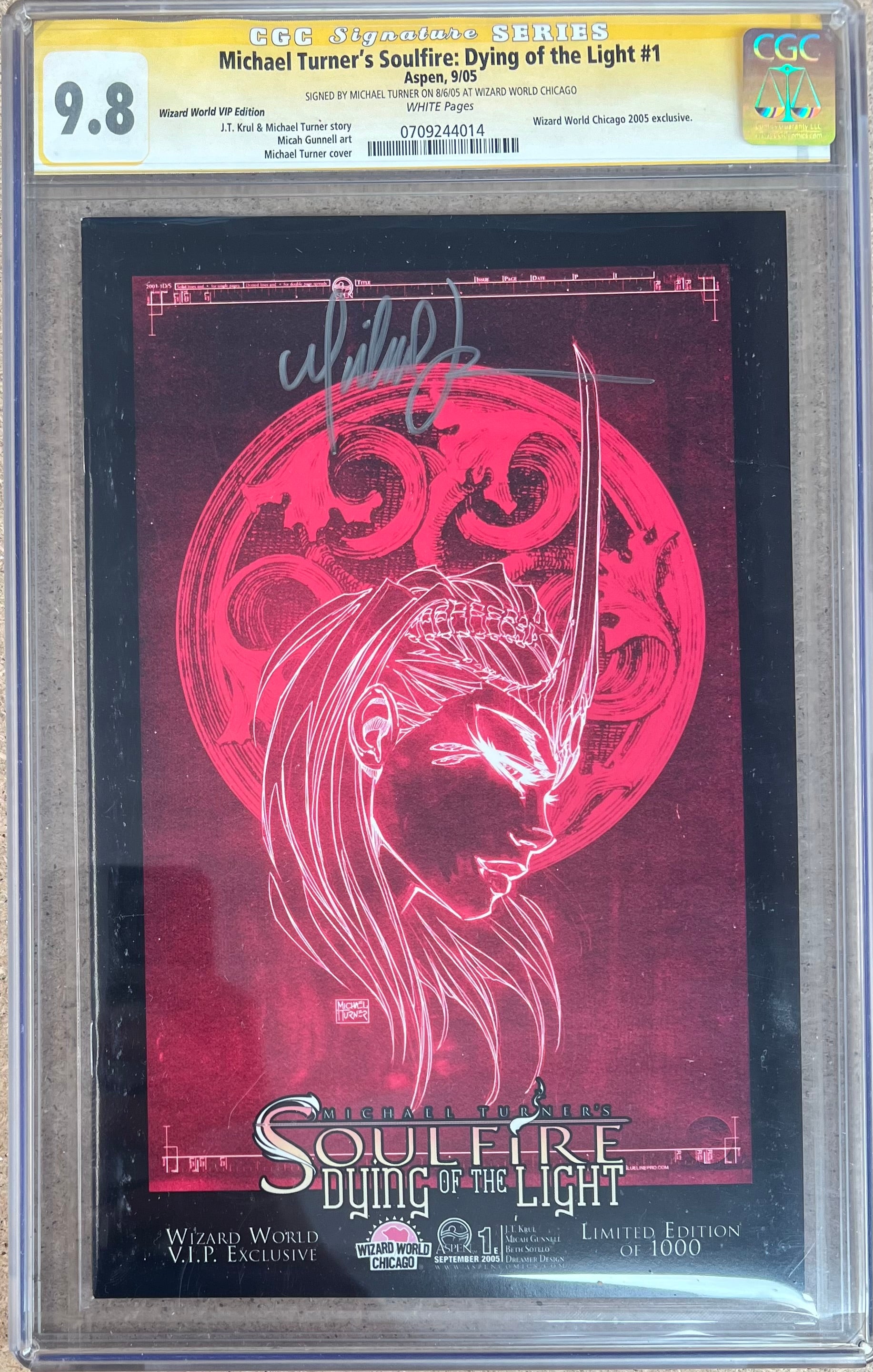 Michael Turner's Soulfire: Dying of the Light #1 SS CGC 9.8