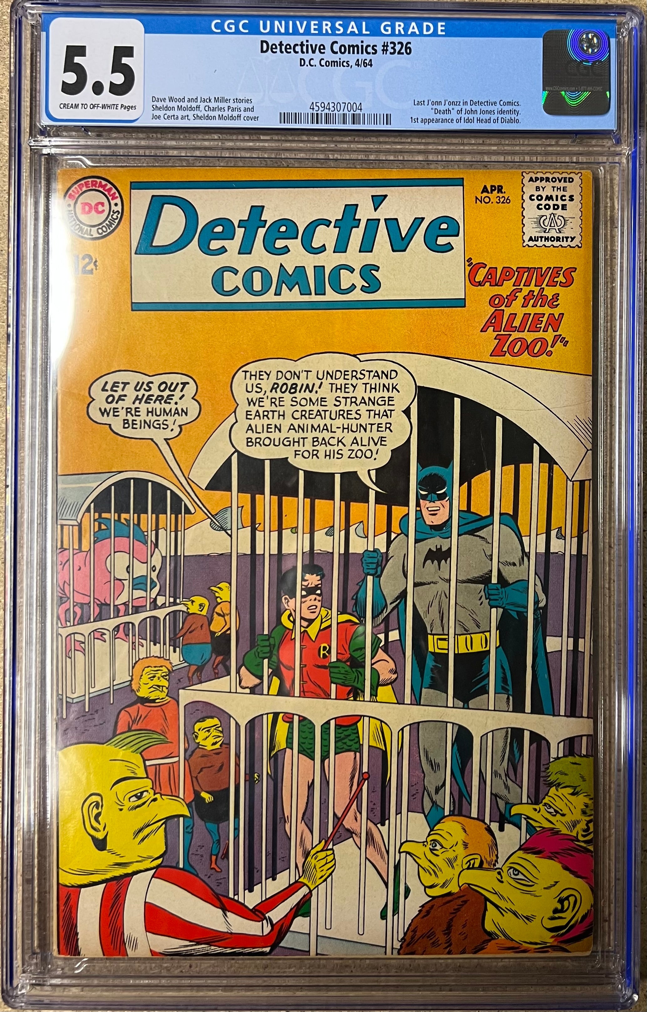 Detective Comics #326 CGC 5.5
