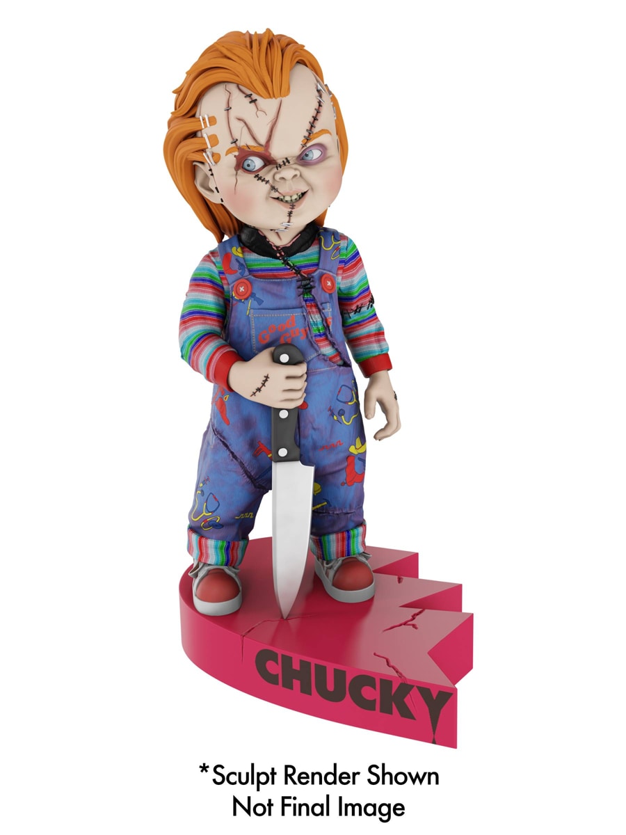 NECA Bride Of Chucky “Chucky” Head Knocker Heart Connect Base