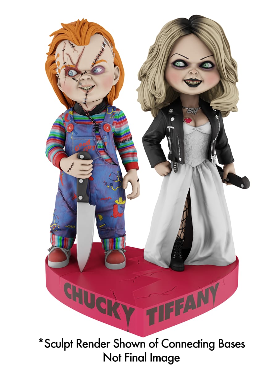 NECA Bride Of Chucky “Tiffany” Head Knocker Heart Connect Base
