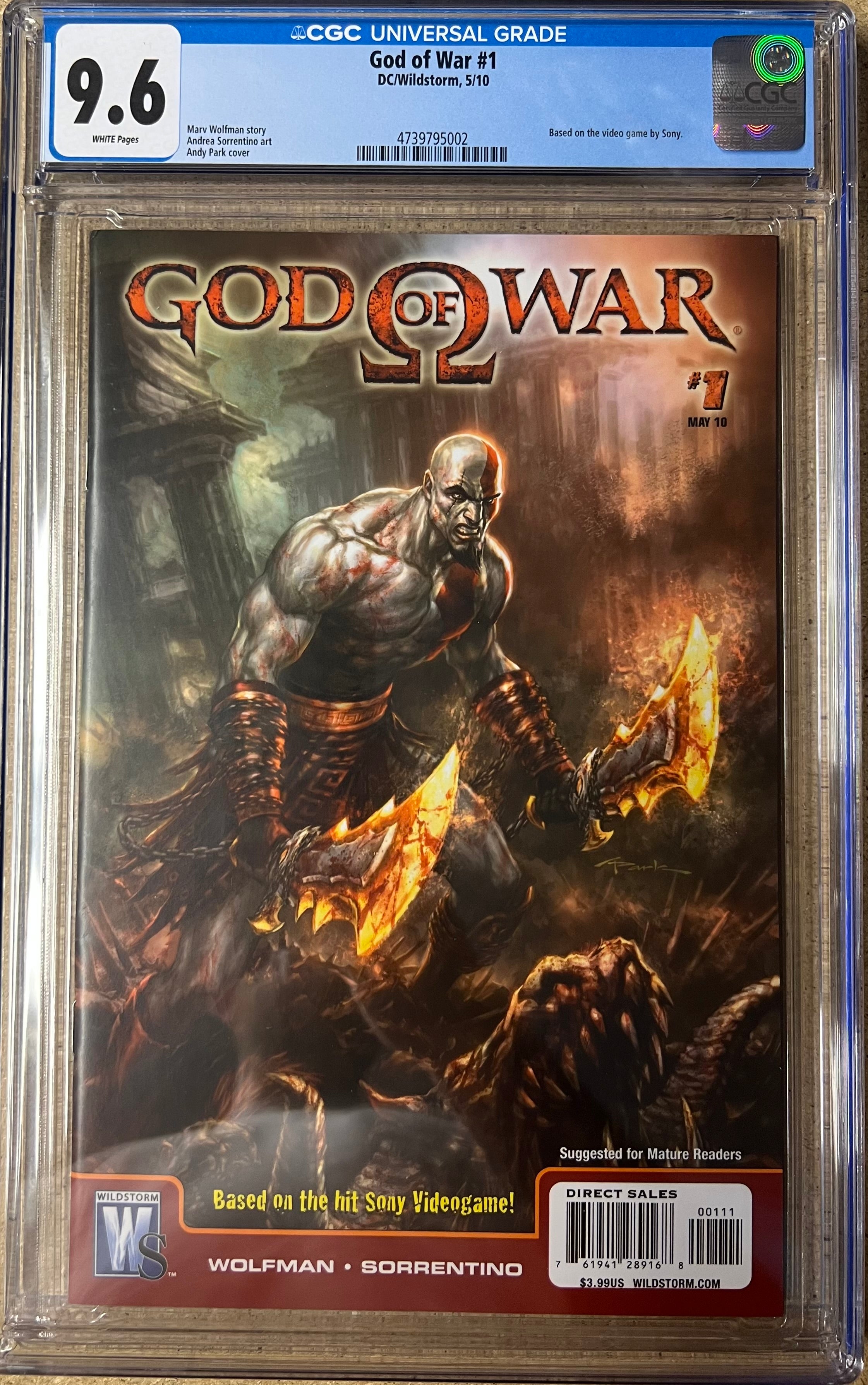 God Of War #1 CGC 9.6