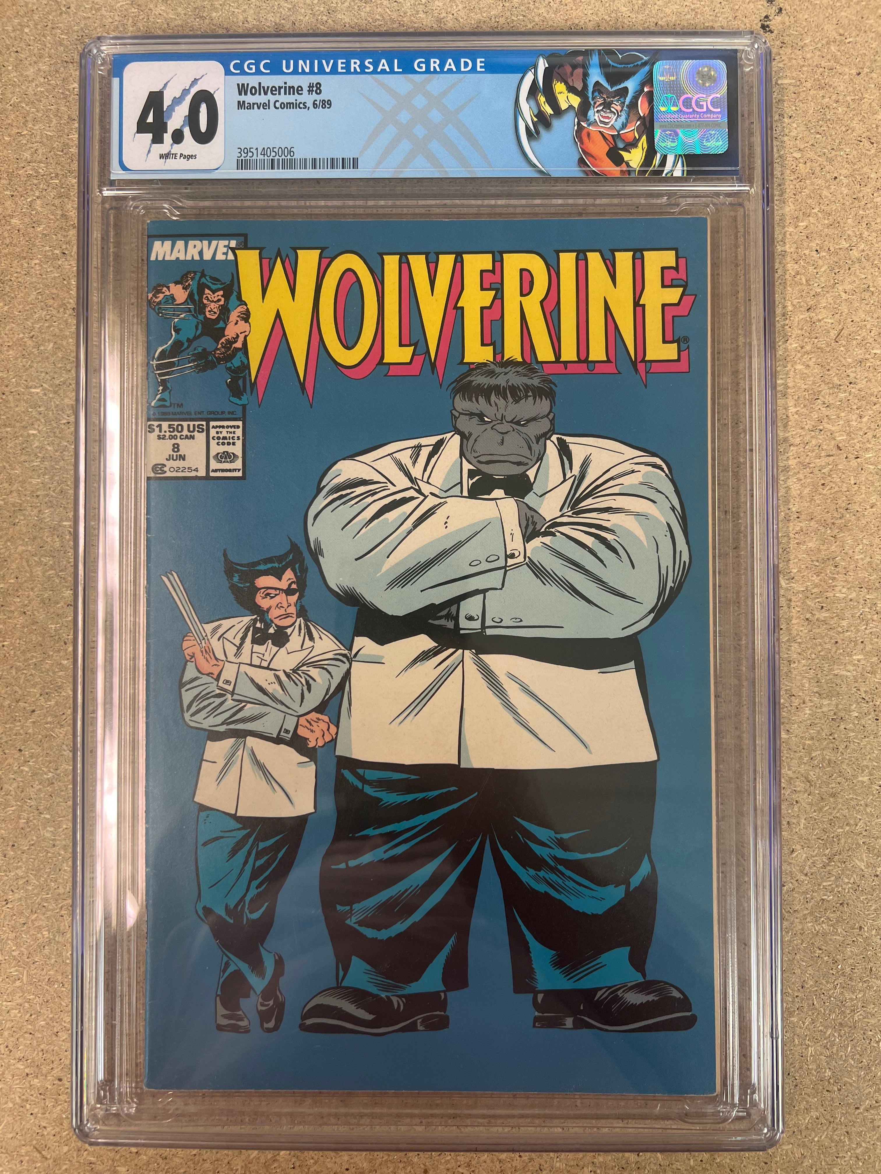 Wolverine #8 CGC 4.0