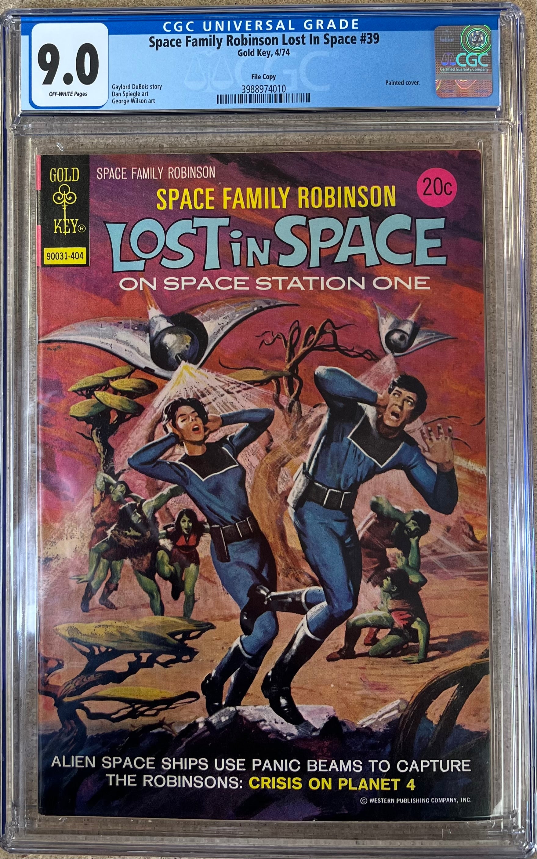 Space Family Robinson Lost In Space #39 CGC 9.0 File Copy