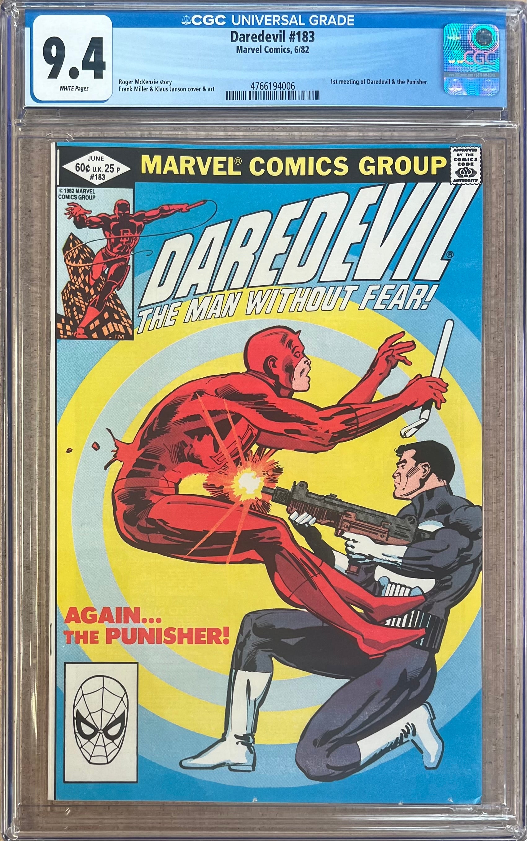 Daredevil #183 CGC 9.4