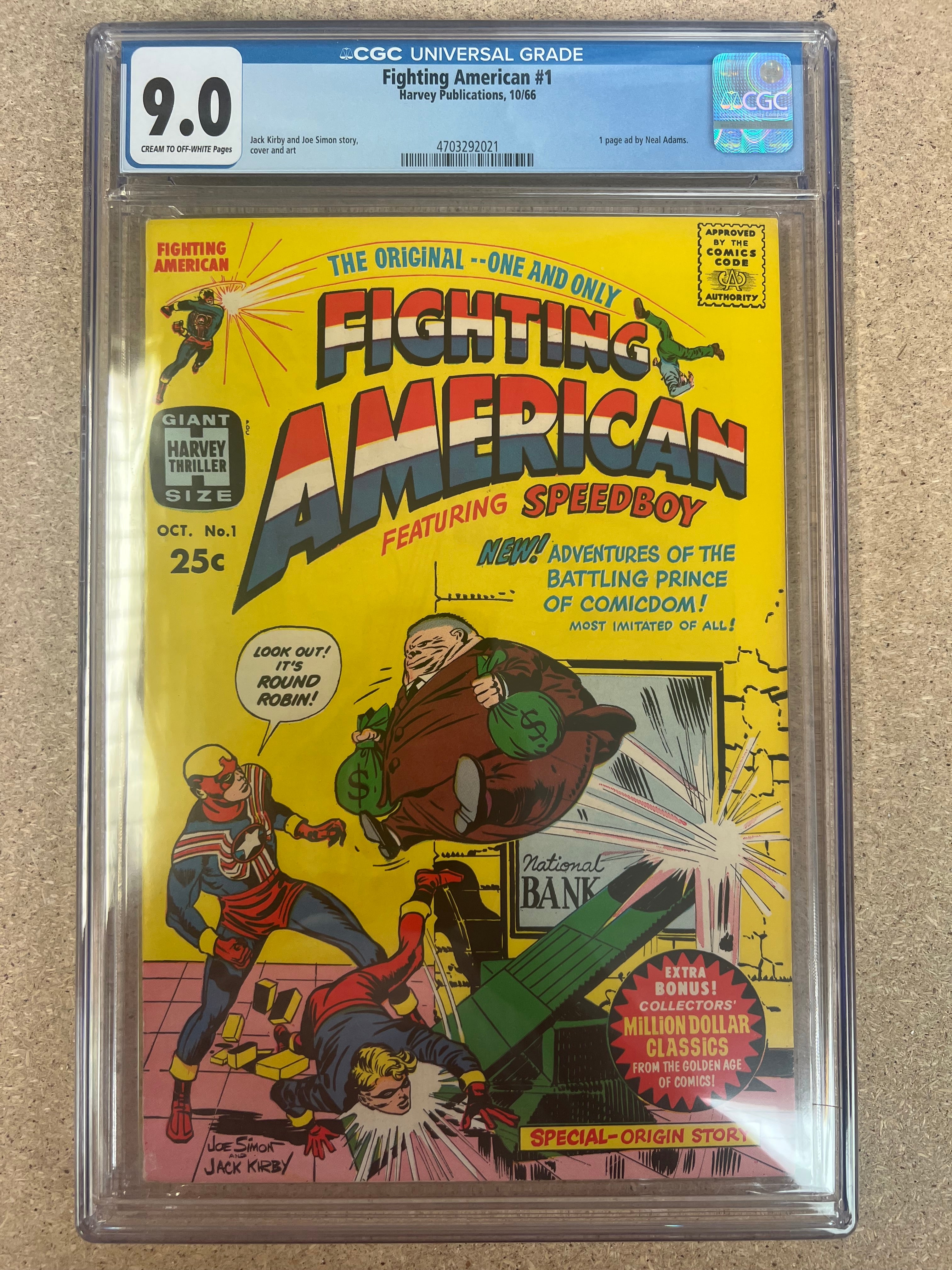 Fighting America #1 CGC 9.0