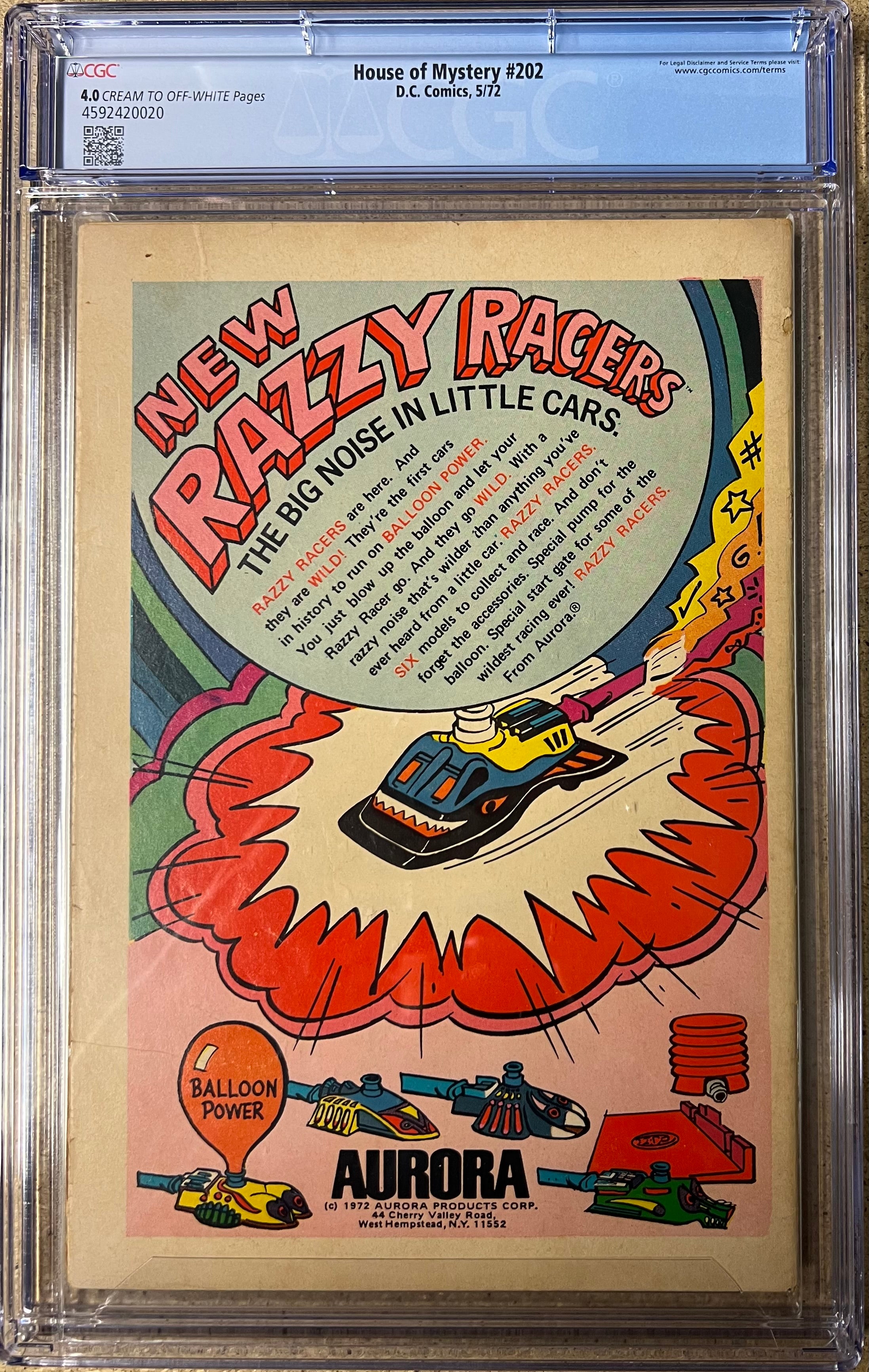 House Of Mystery #202 CGC 4.0