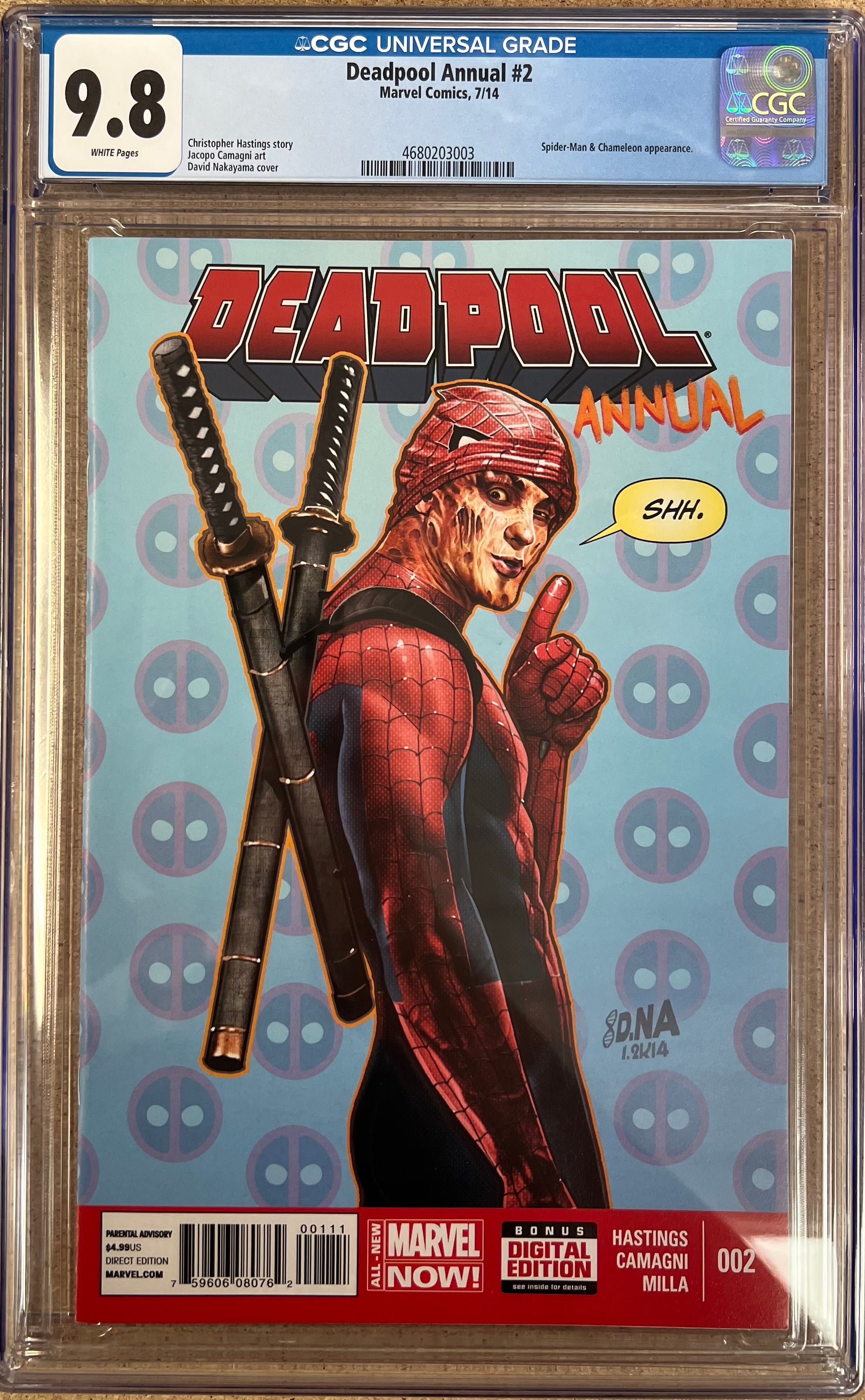 Deadpool Annual #2 CGC 9.8