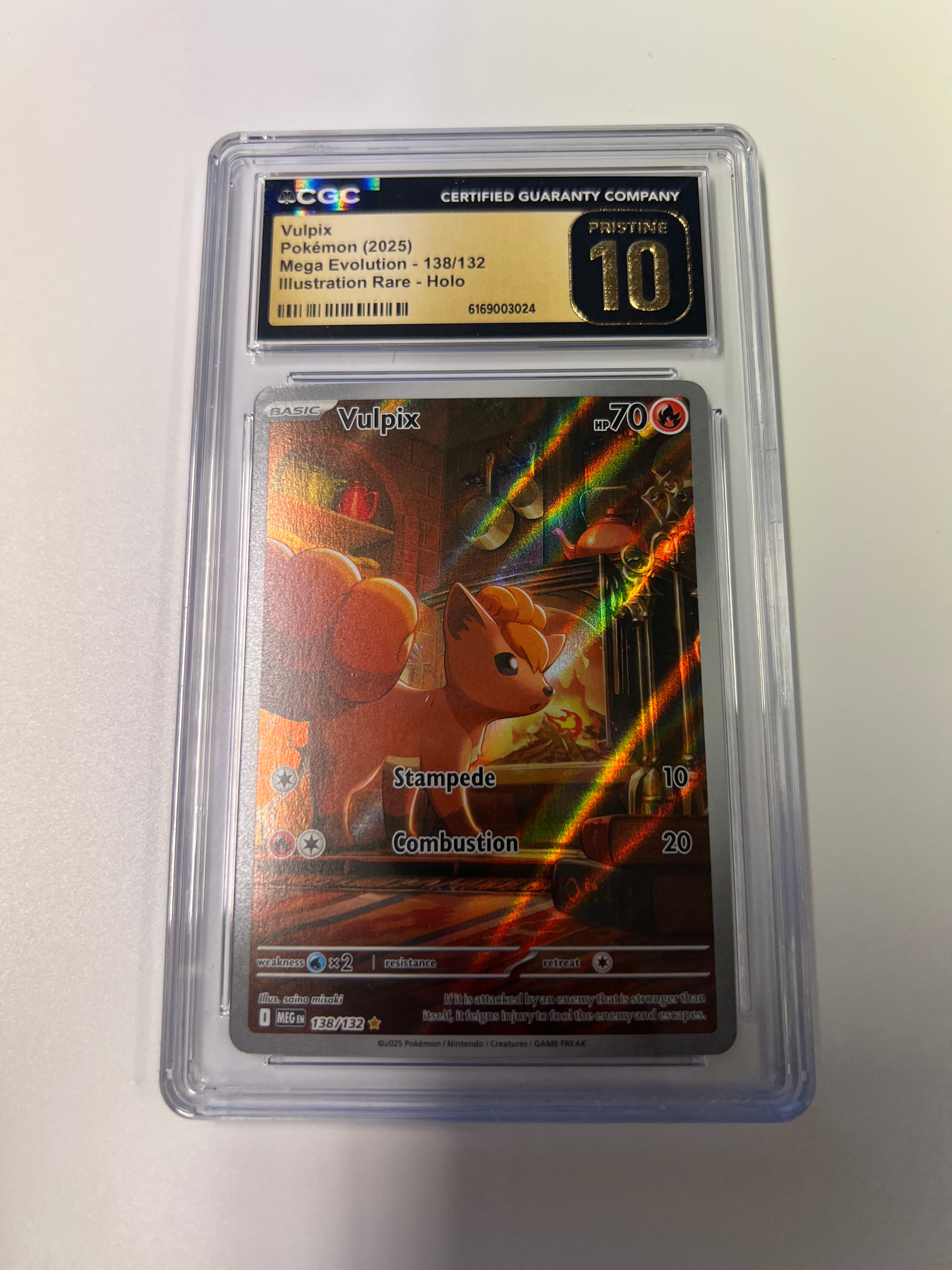 Vulpix Mega Evolution CGC PRESTINE 10