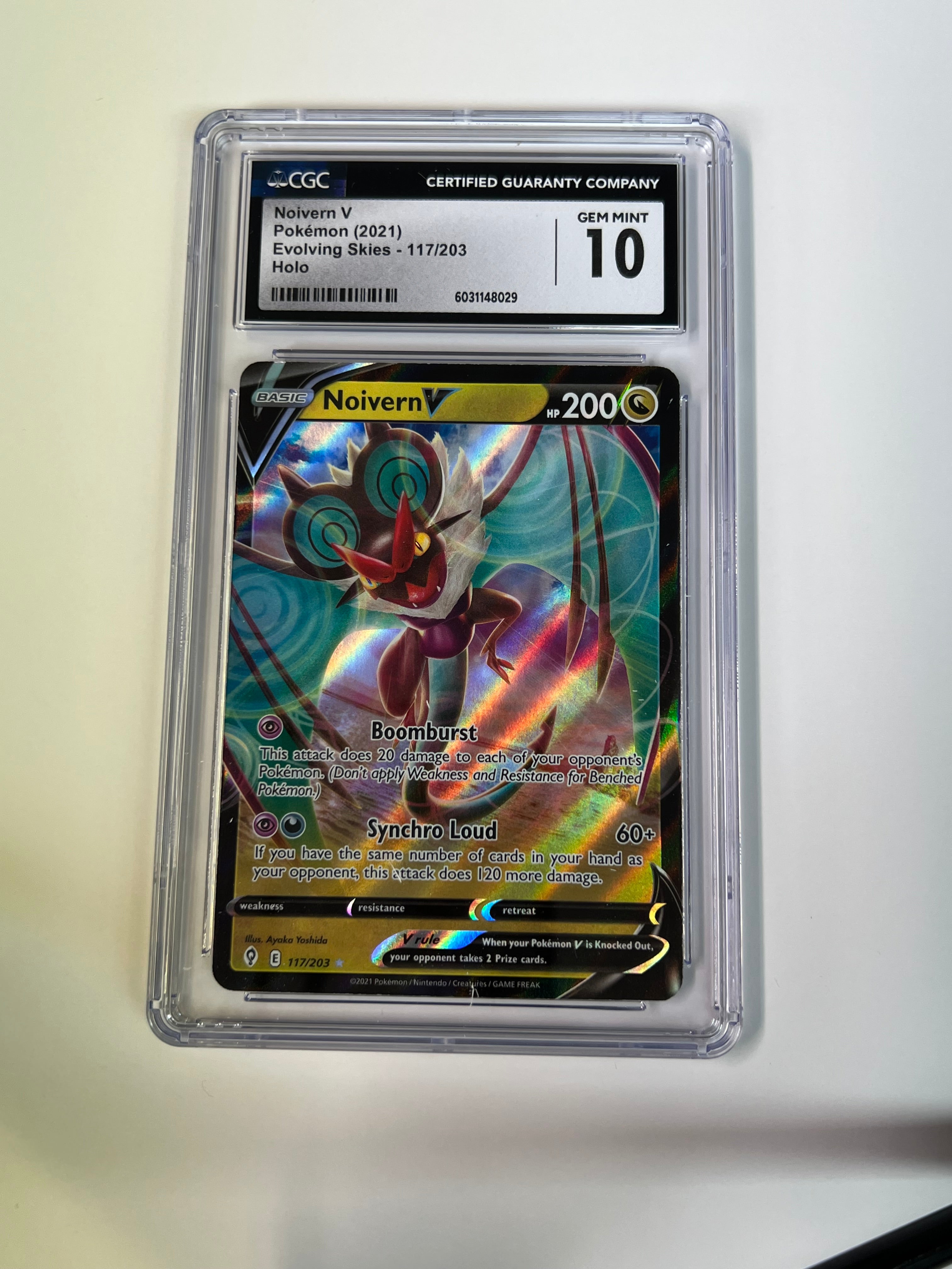 Noivern V Evolving Skies 117/203 CGC 10