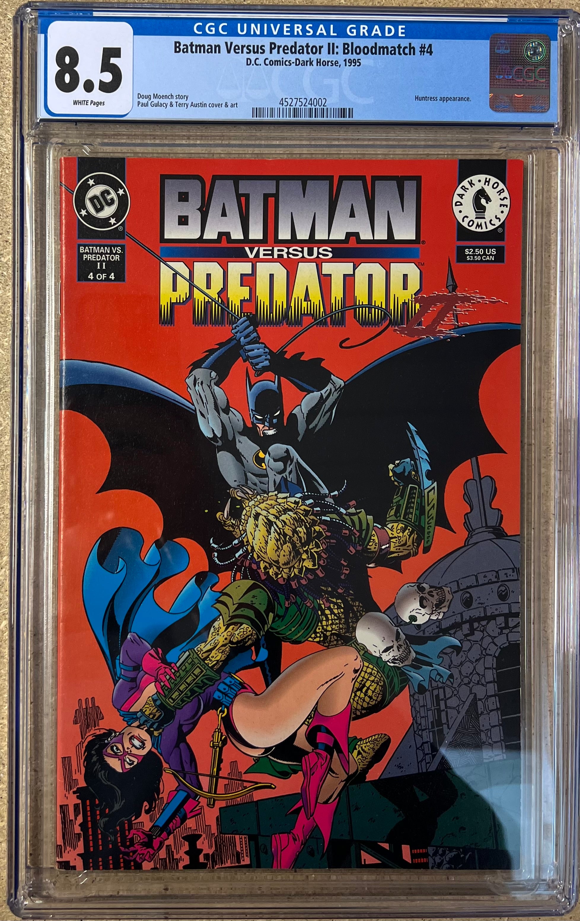 Batman Versus Predator II: Bloodmatch #4 CGC 8.5