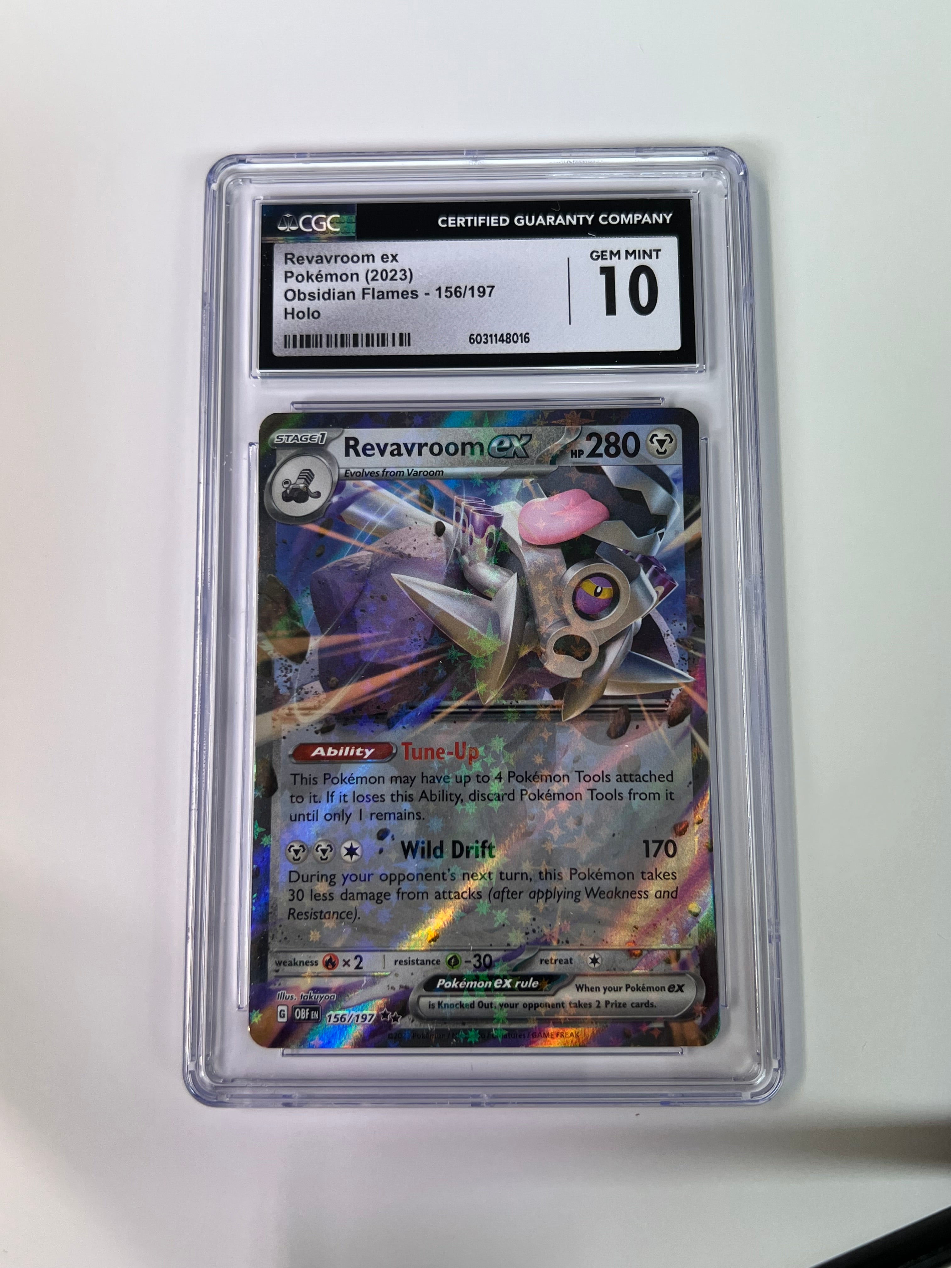 Revavroom EX Obsidian Flames 156/197 CGC 10