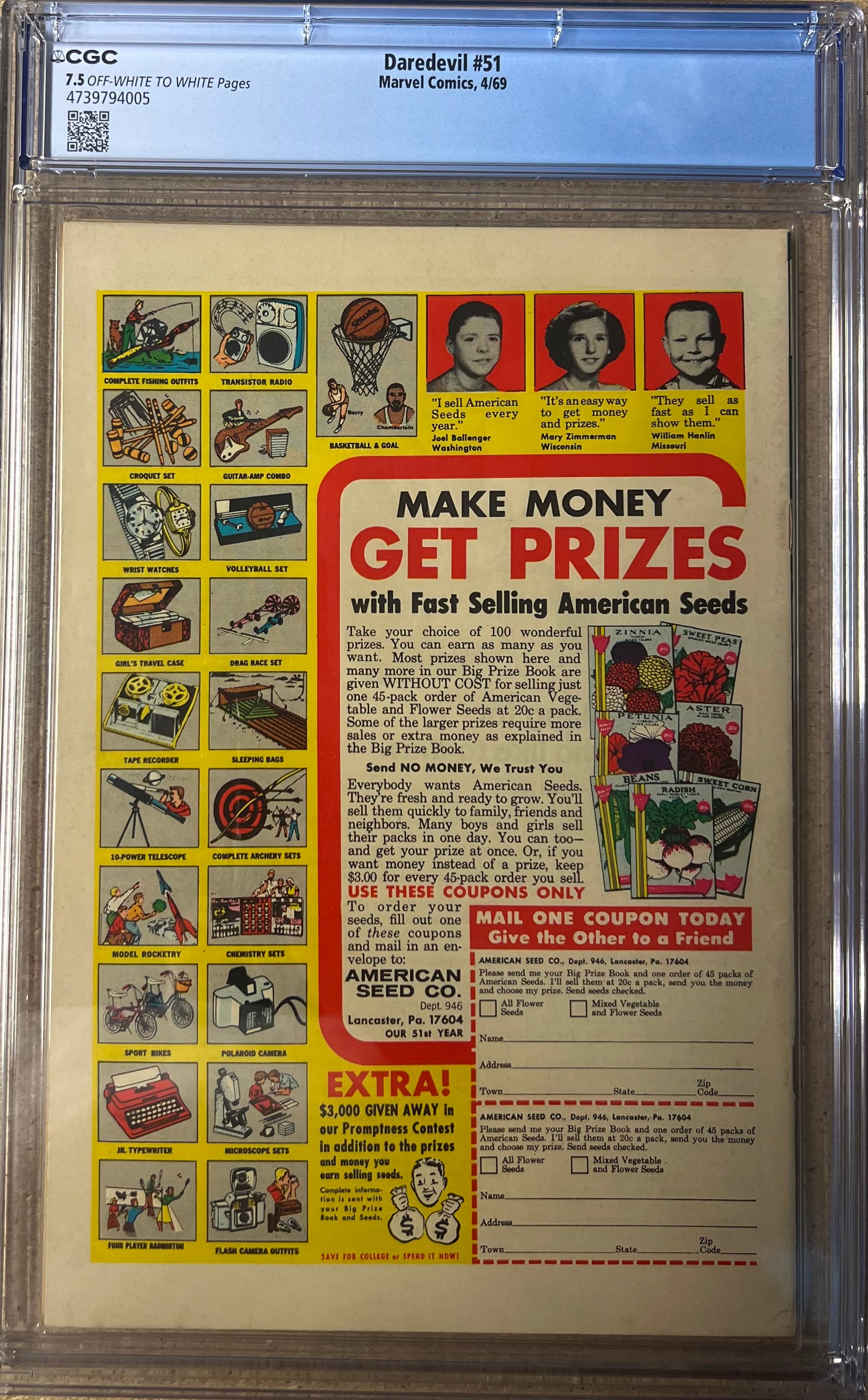 Daredevil #51 CGC 7.5
