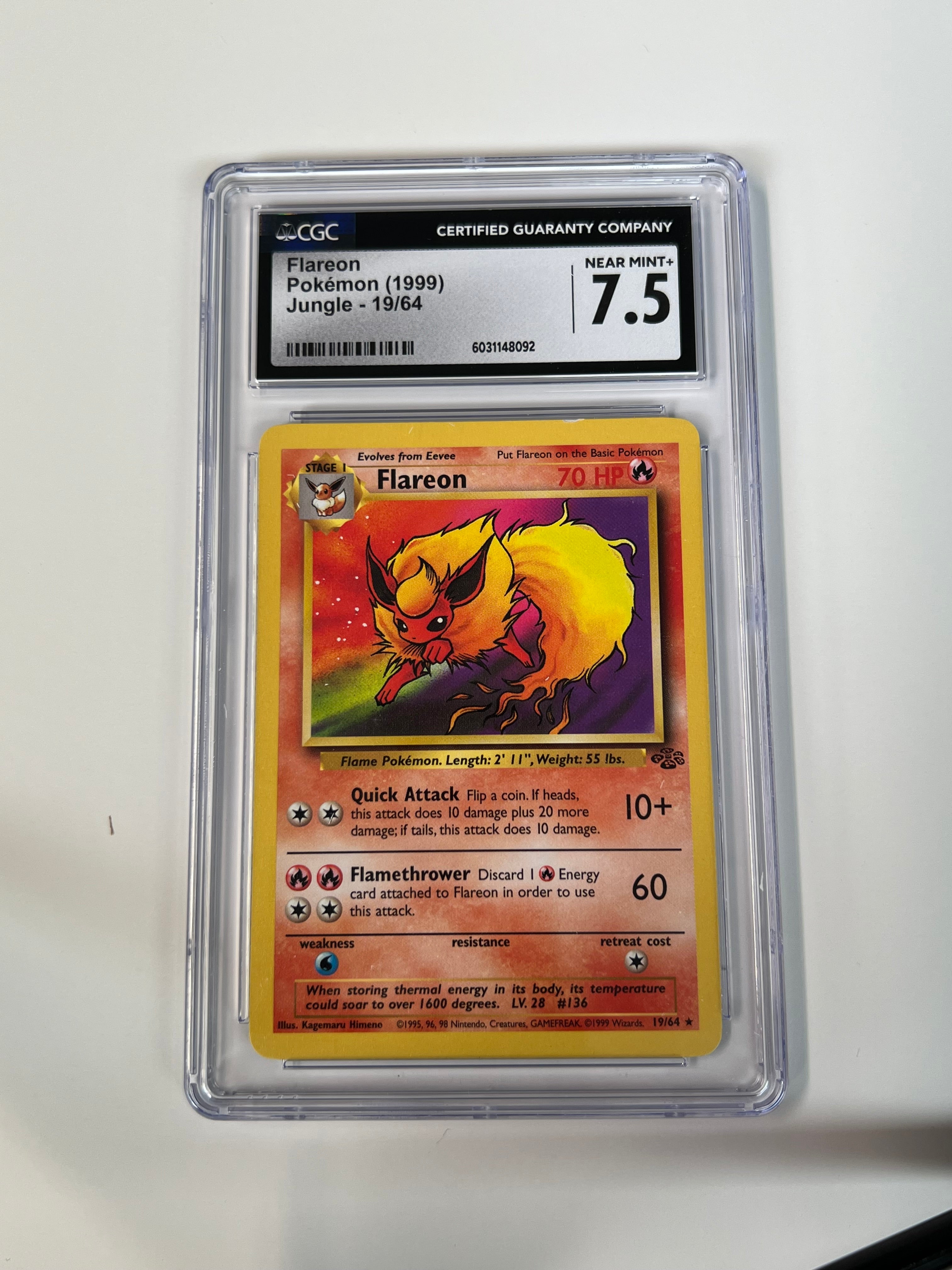 Flareon Jungle 19/64 CGC 7.5