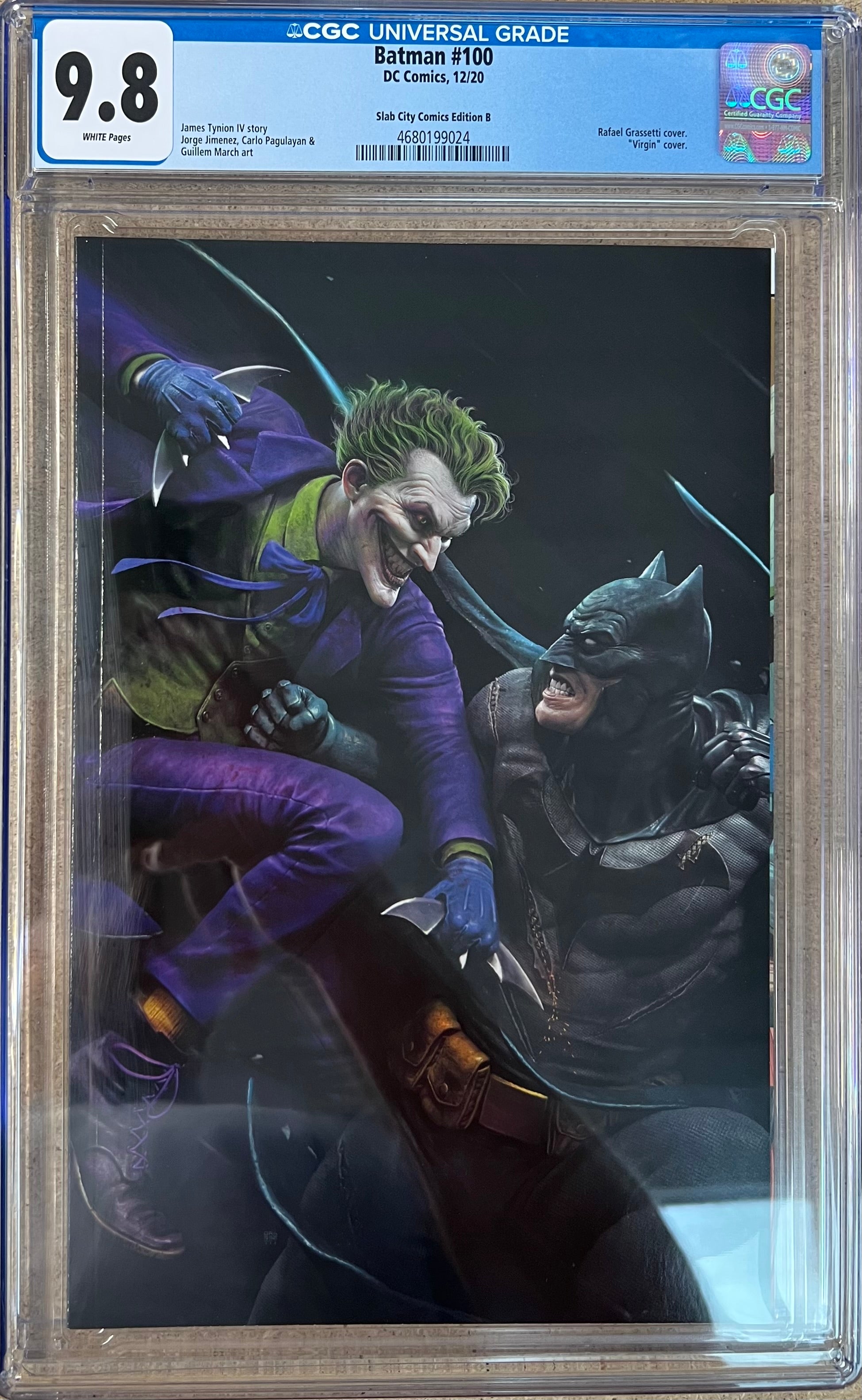 Batman #100 Grassetti Virgin CGC 9.8