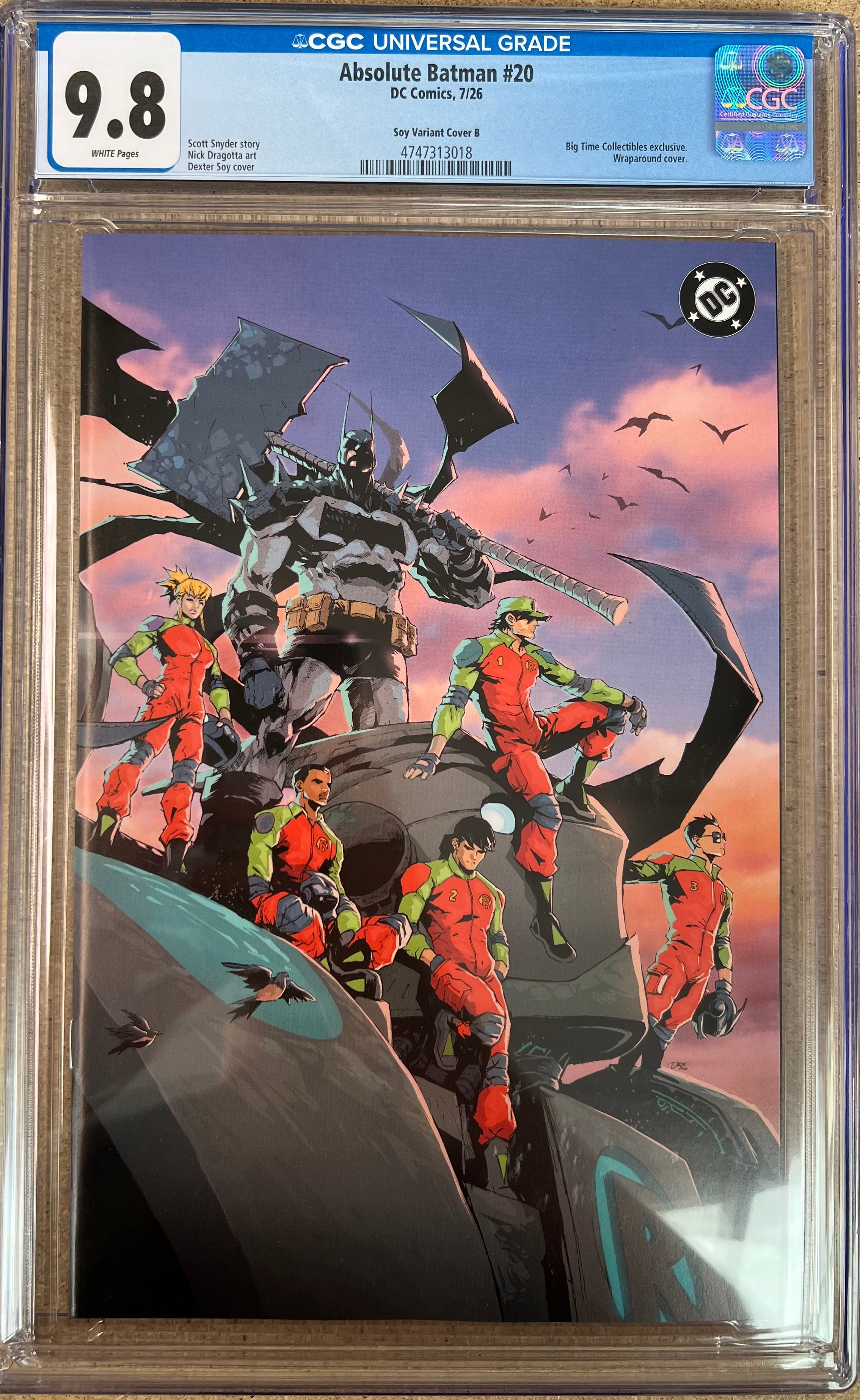 Absolute Batman #20 Soy Virgin Variant CGC 9.8