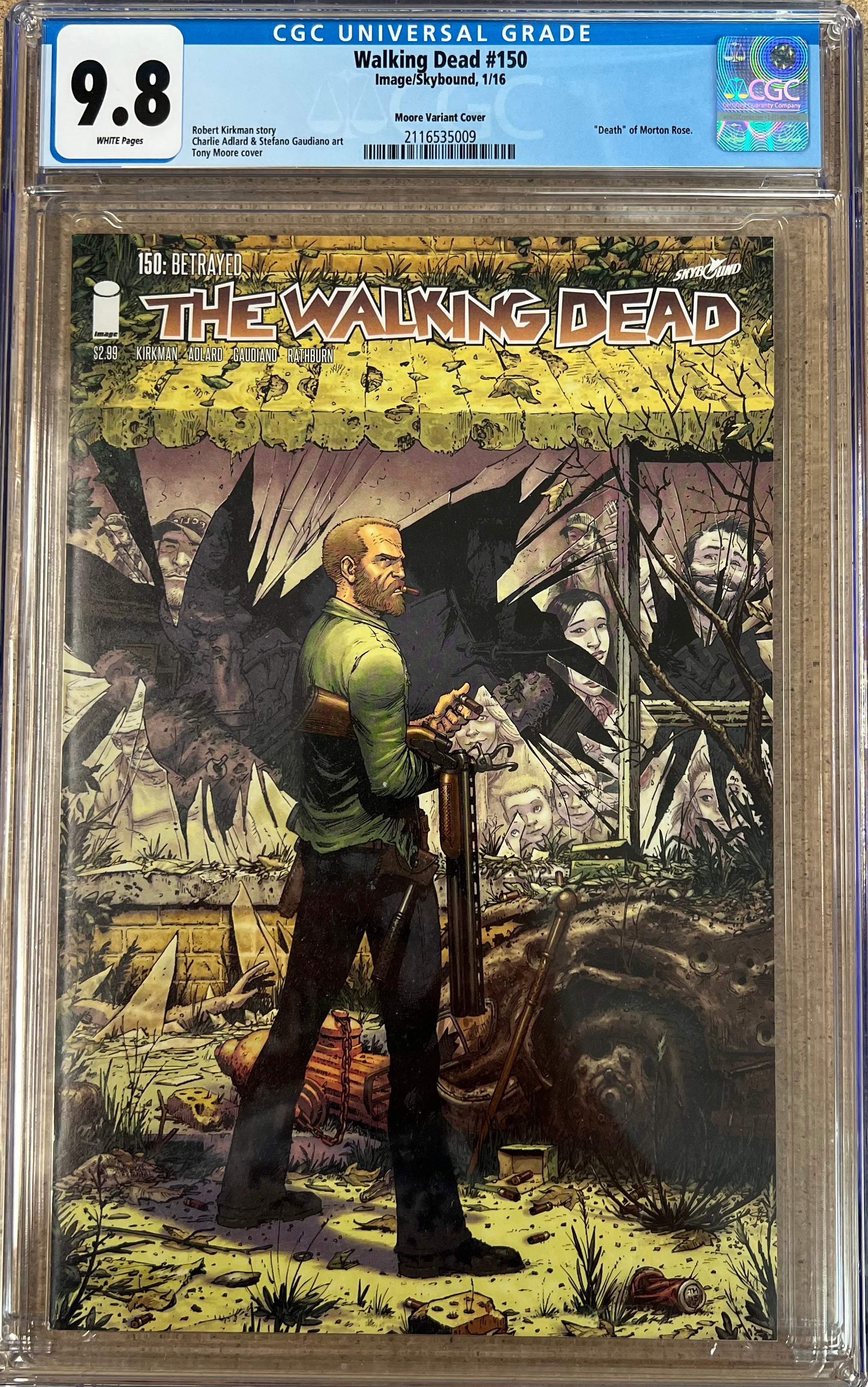 Walking Dead #150 Moore Variant CGC 9.8