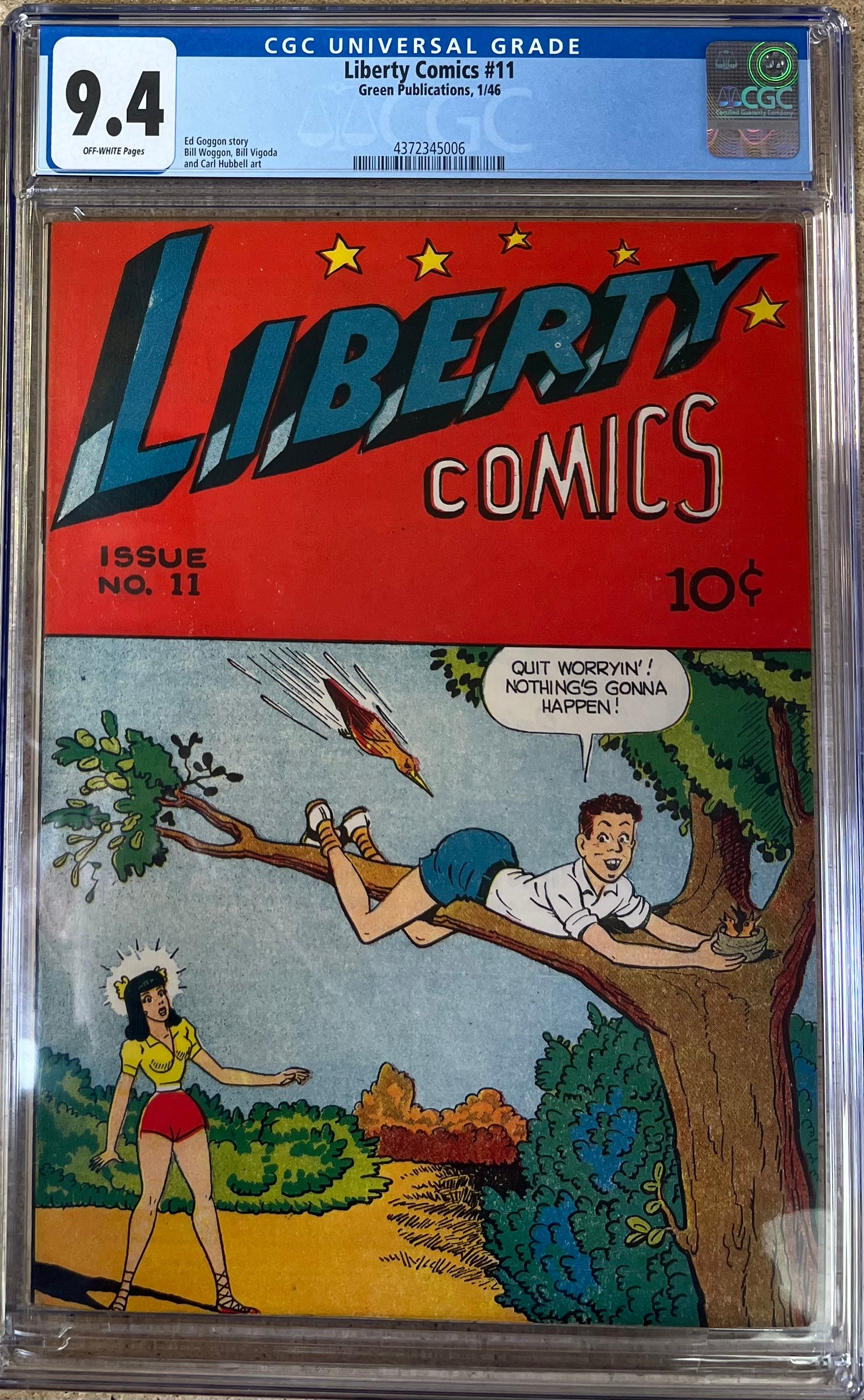 Liberty Comics #11 CGC 9.4