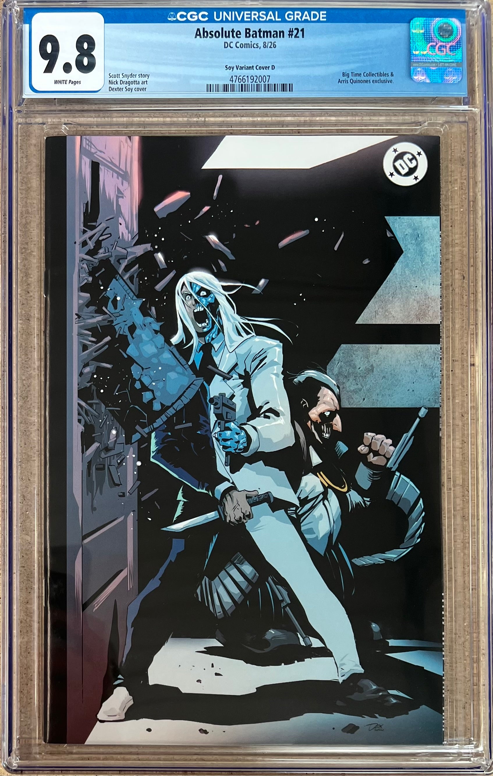 Absolute Batman #21 Dexter Soy Virgin Wraparound Variant CGC 9.8