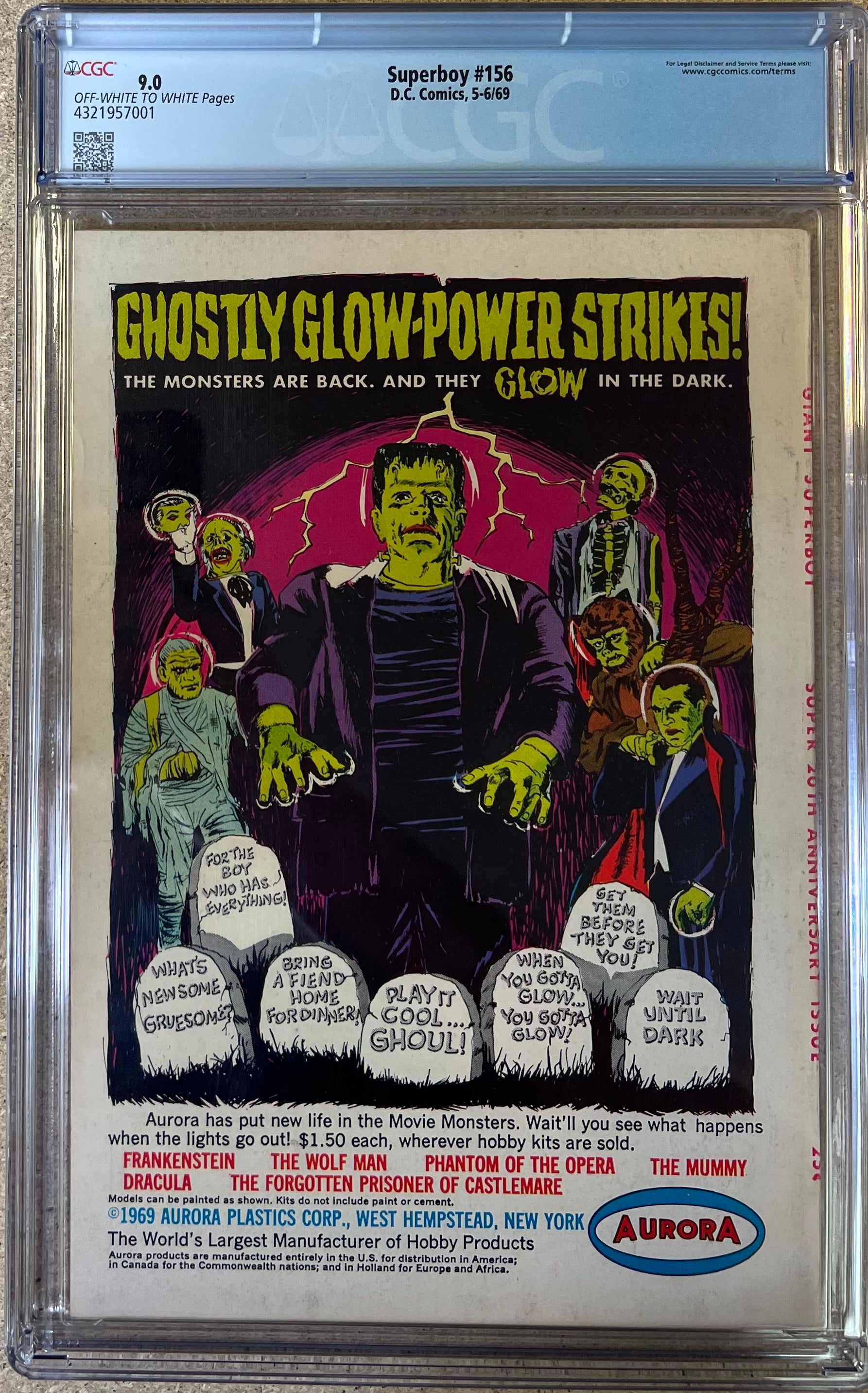 Superboy #156 CGC 9.0