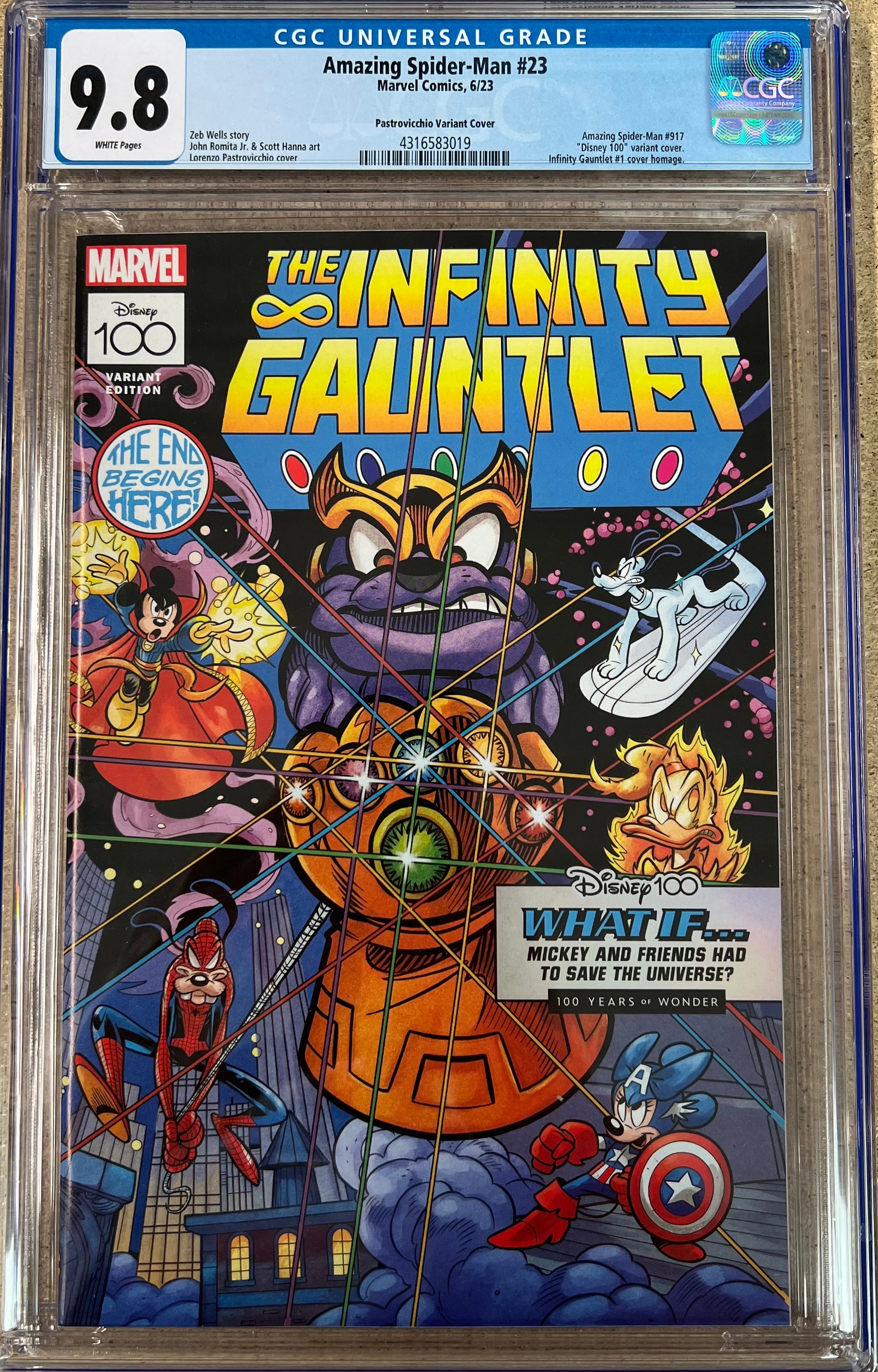 Amazing Spider-Man #23 Pastrovicchio Variant CGC 9.8