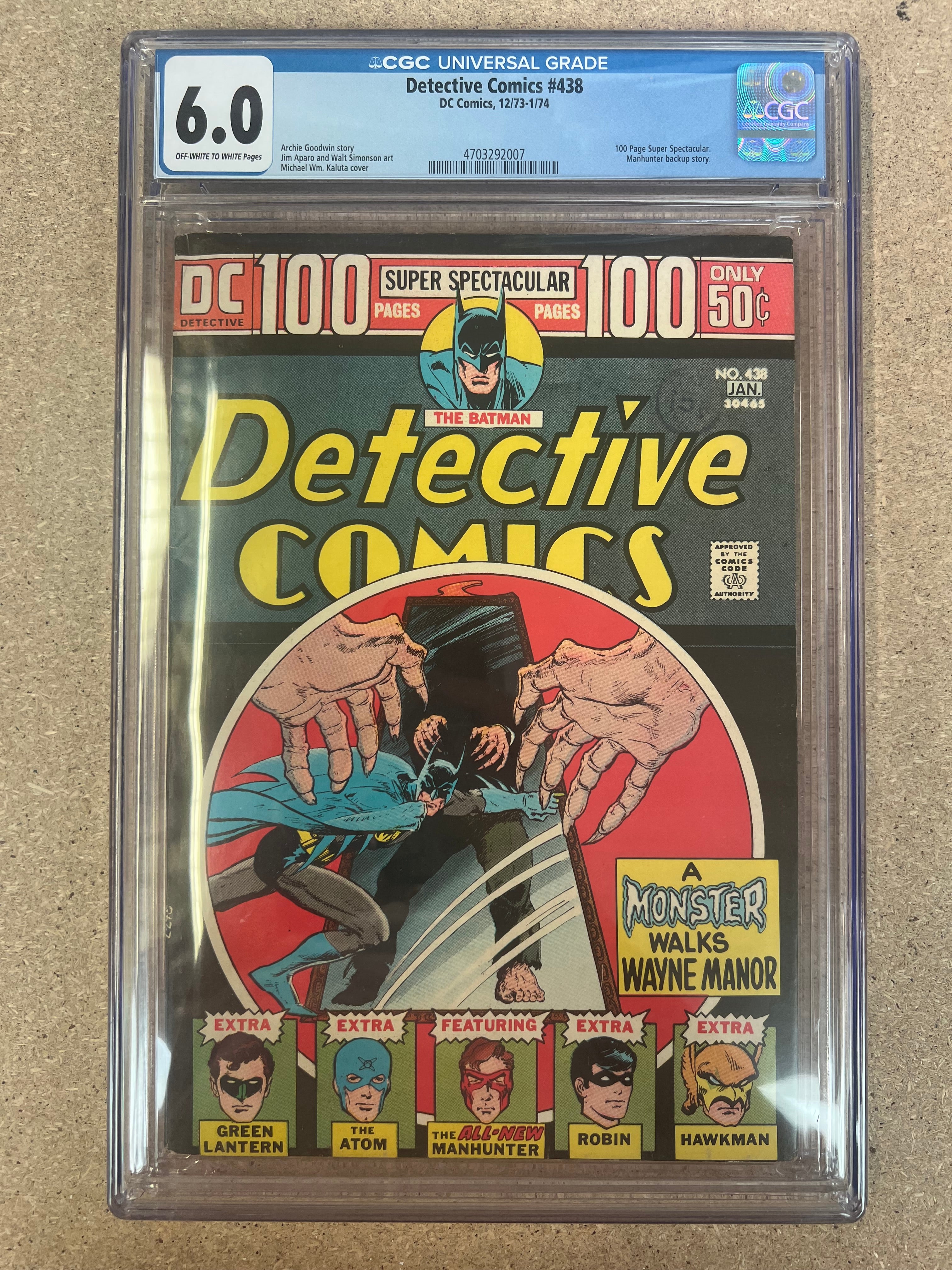 Detective Comics #438 CGC 6.0