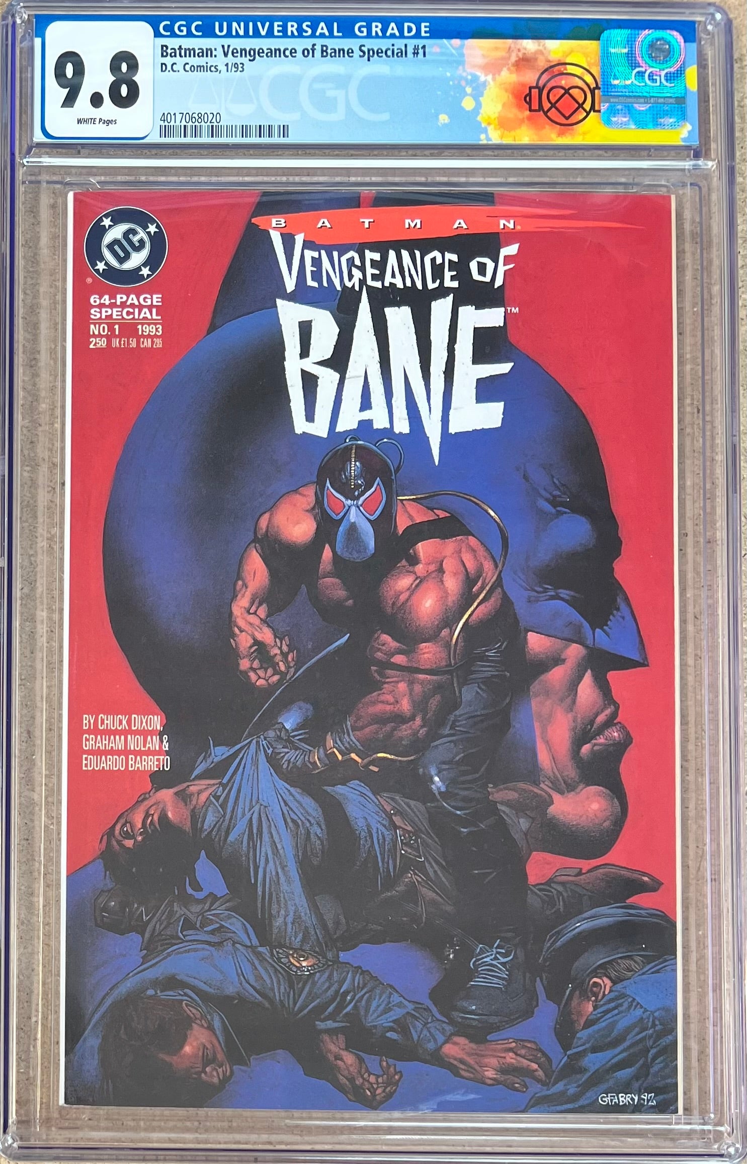 Batman: Vengeance Of Bane Special #1 CGC 9.8