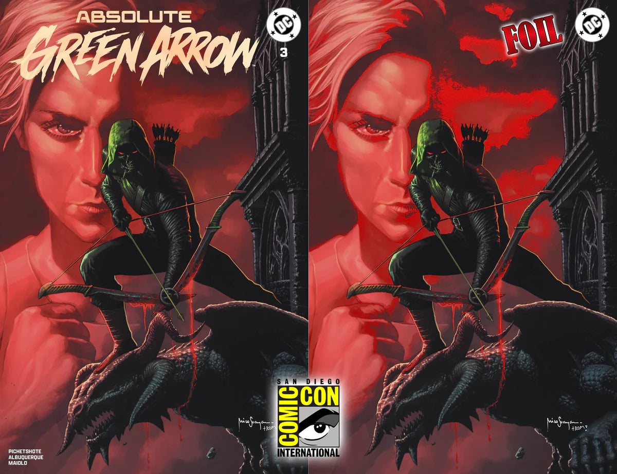 ABSOLUTE GREEN ARROW #3 MICO SUAYAN SDCC EXCLUSIVE VARIANT COVERS